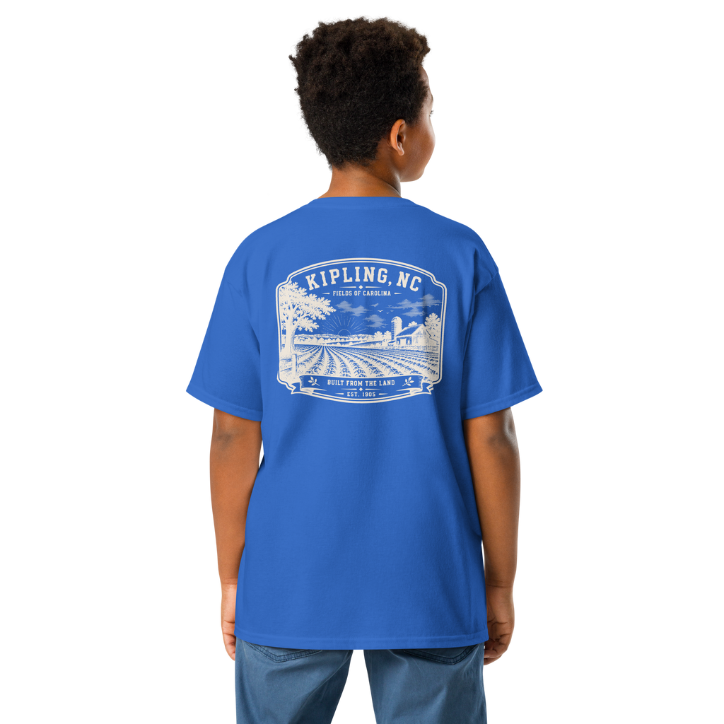 Kipling, NC - Fields of Carolina - Youth Classic Tee