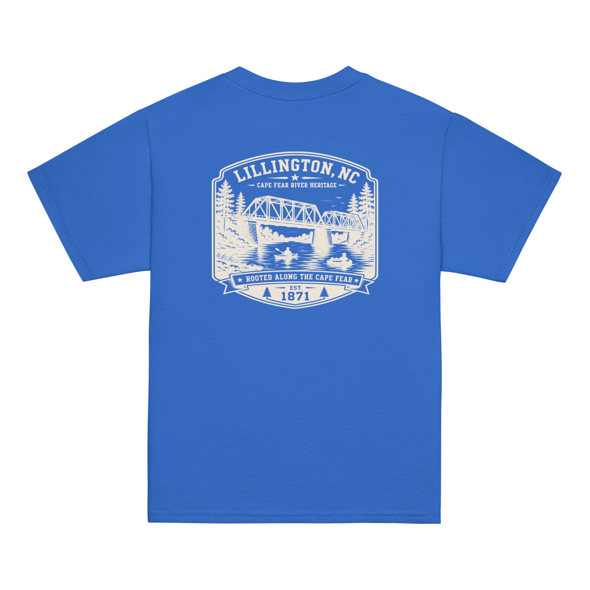 Lillington, NC - Old Trestle Bridge - Youth Classic Tee