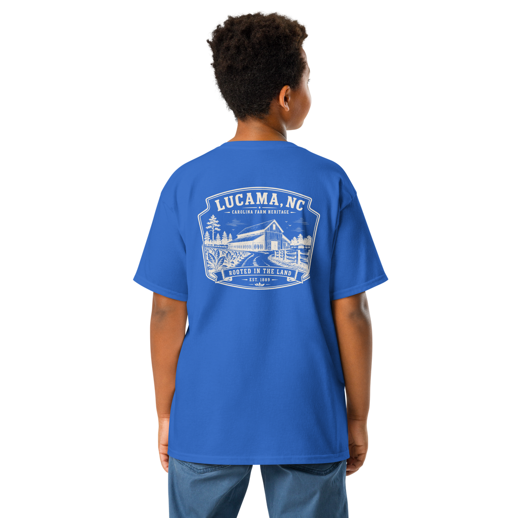Lucama, NC - Rooted In The Land - Youth Classic Tee