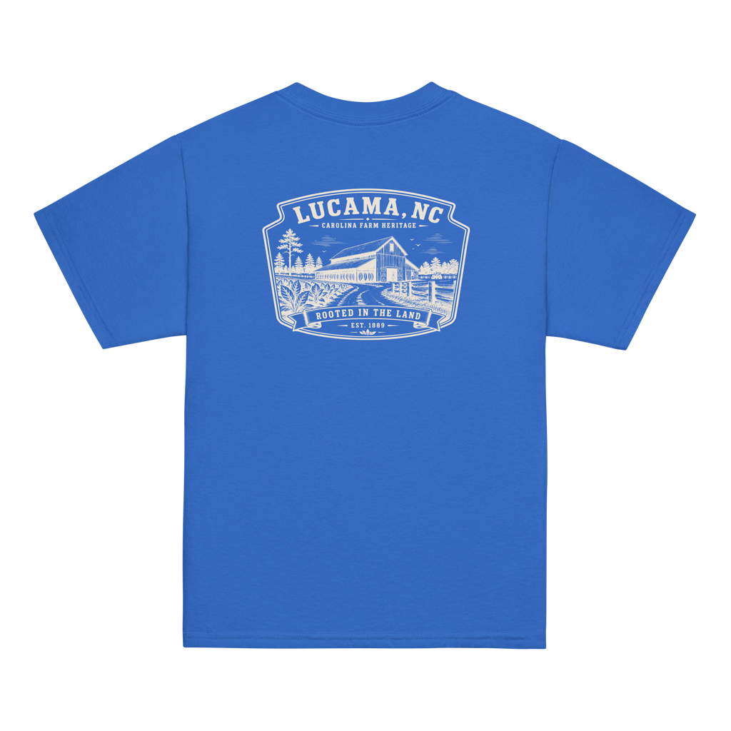 Lucama, NC - Rooted In The Land - Youth Classic Tee