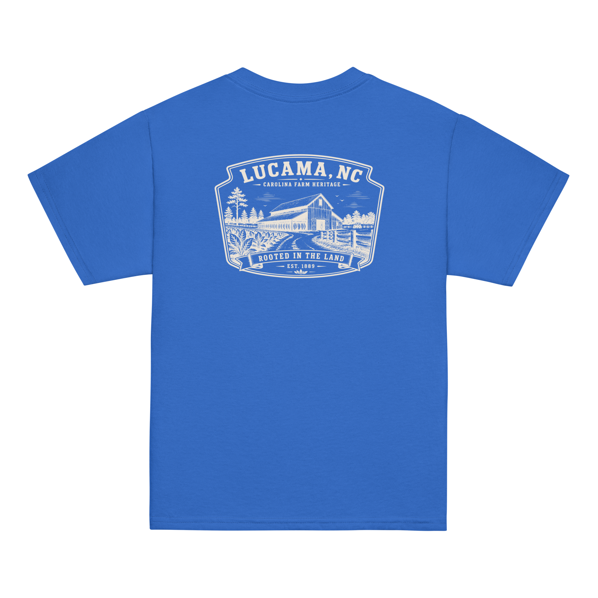 Lucama, NC - Rooted In The Land - Youth Classic Tee