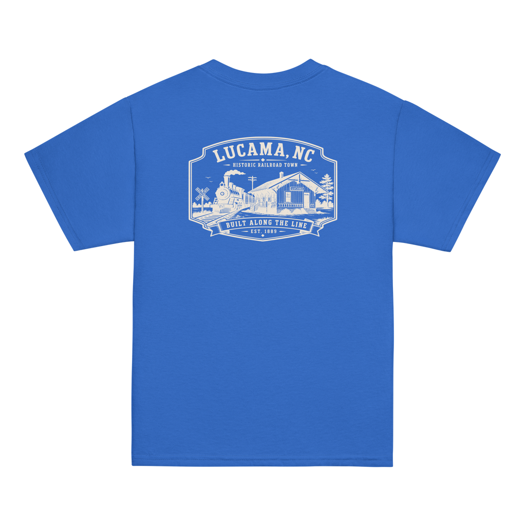 Lucama, NC - Built Along The Line - Youth Classic Tee