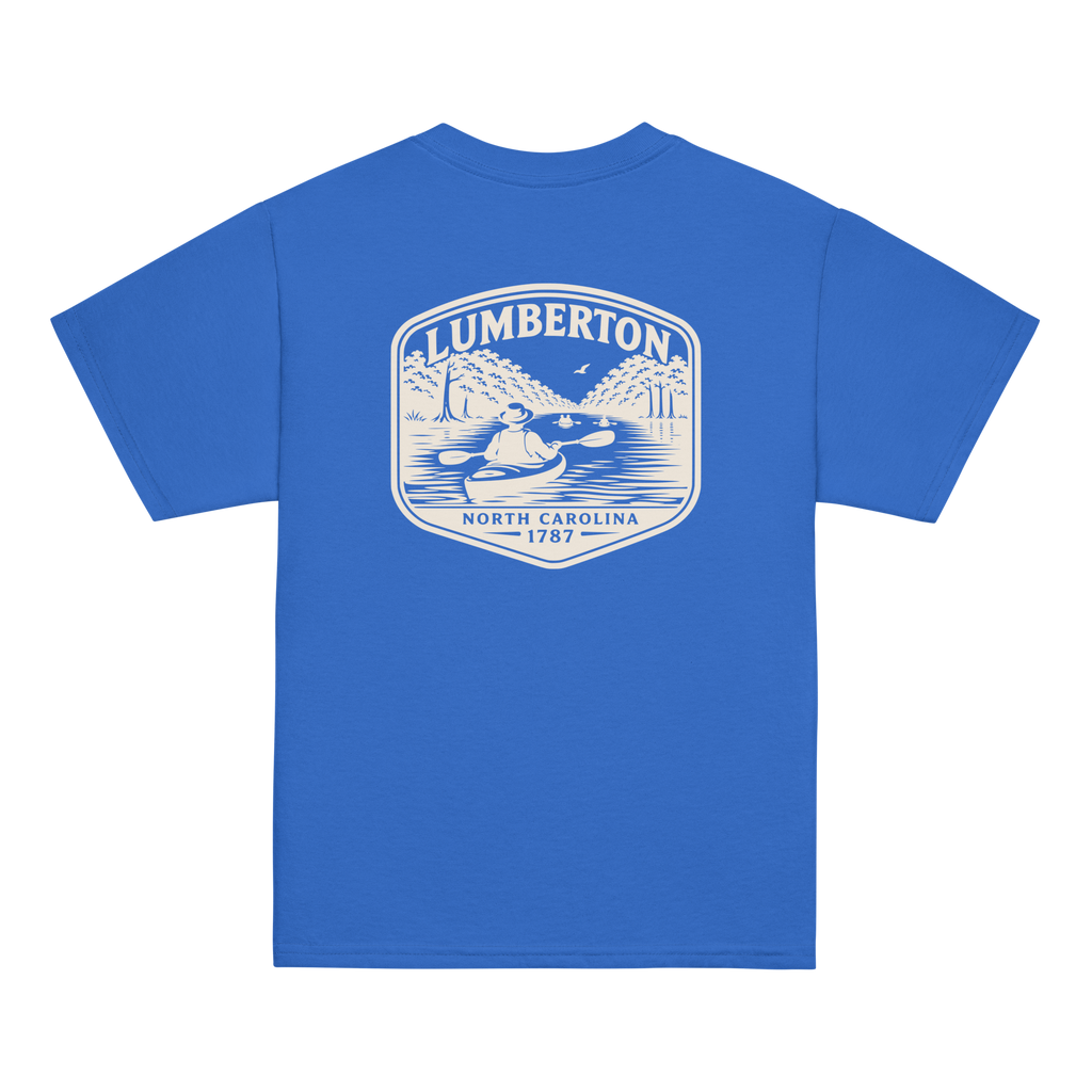 Lumberton, NC - Kayak on the River - Youth Classic Tee