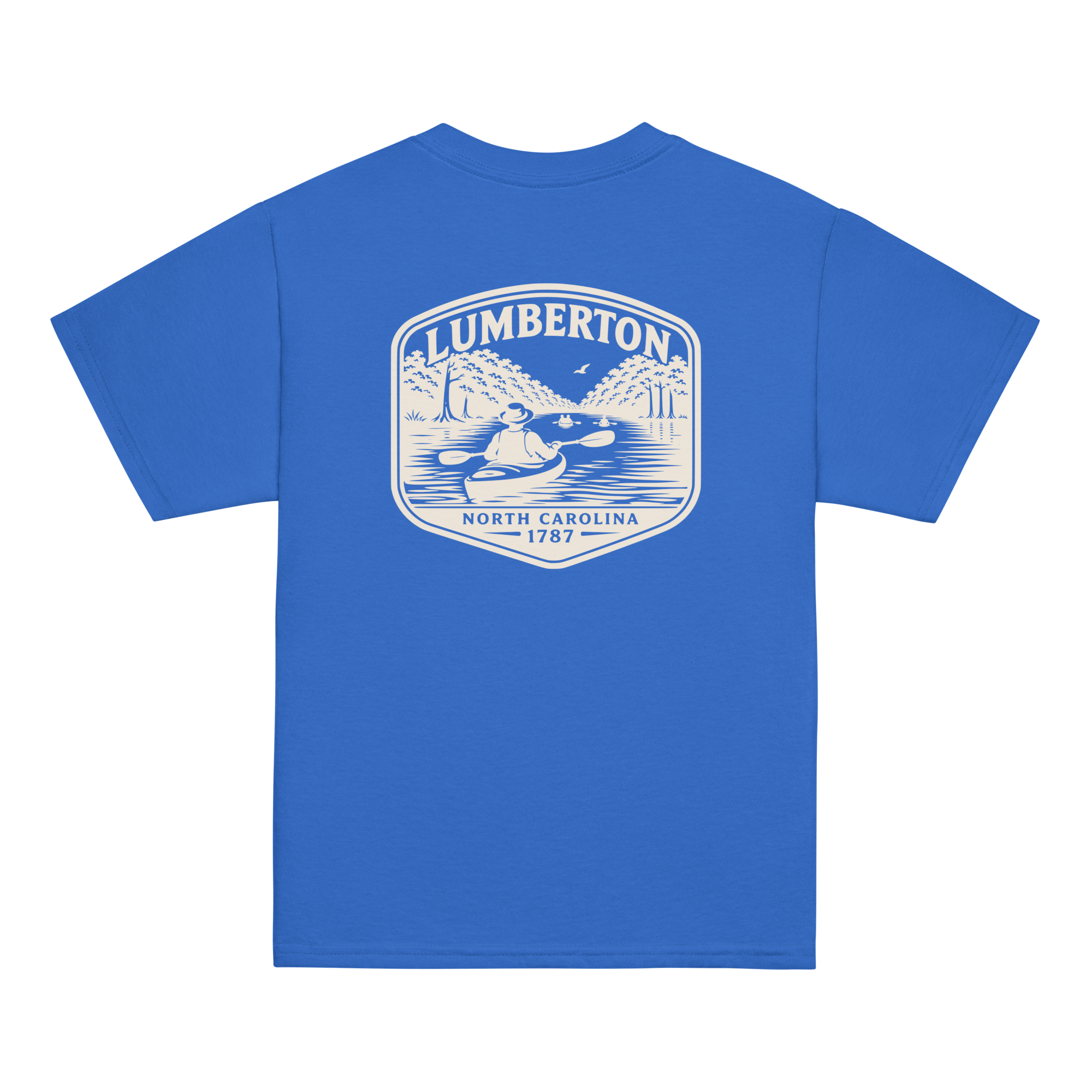 Lumberton, NC - Kayak on the River - Youth Classic Tee