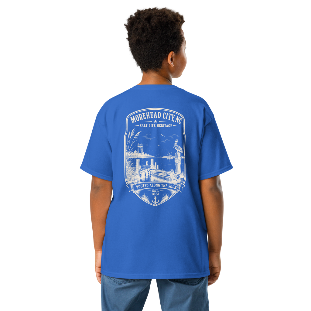 Morehead City, NC - Rooted Along The Sound- Youth Classic Tee