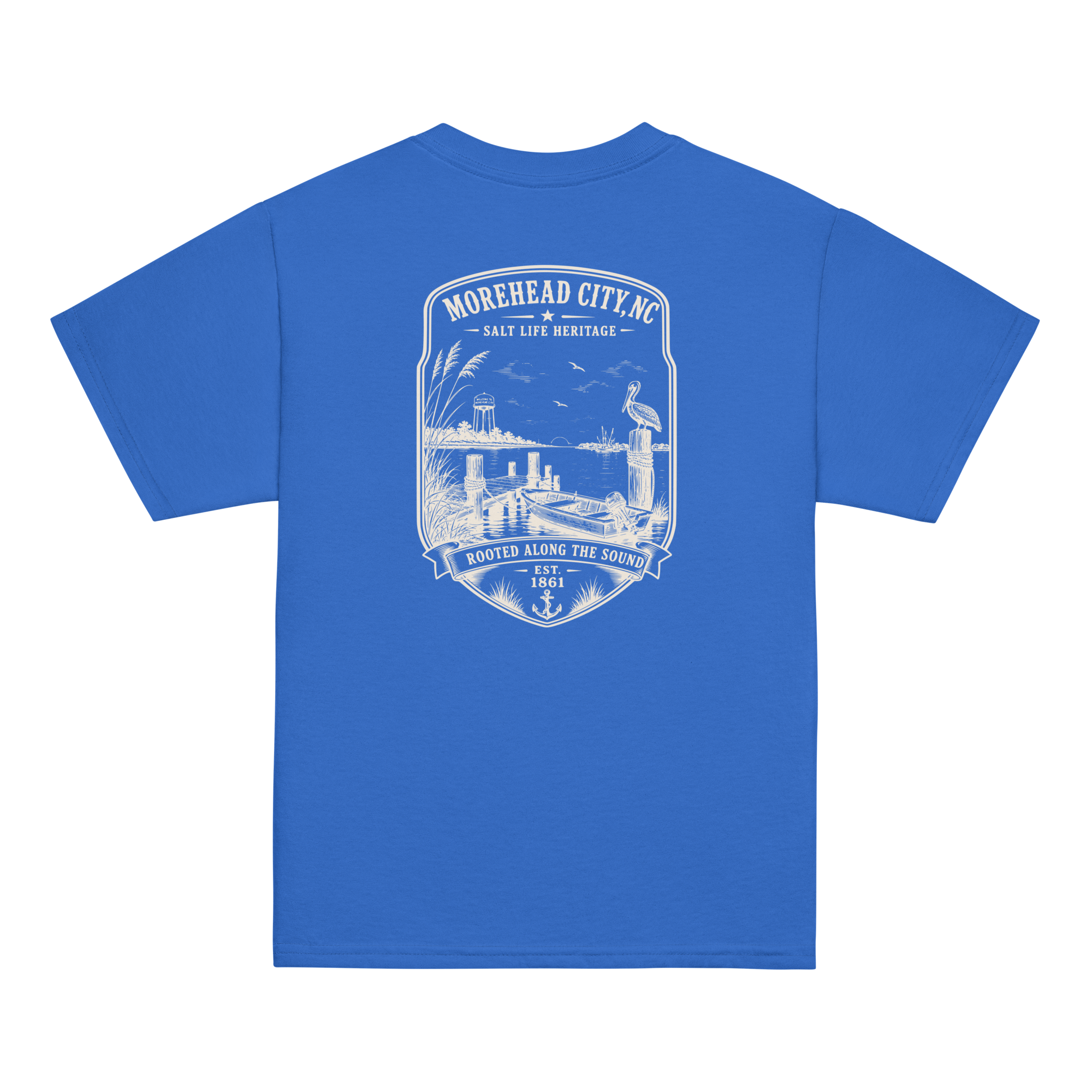 Morehead City, NC - Rooted Along The Sound- Youth Classic Tee