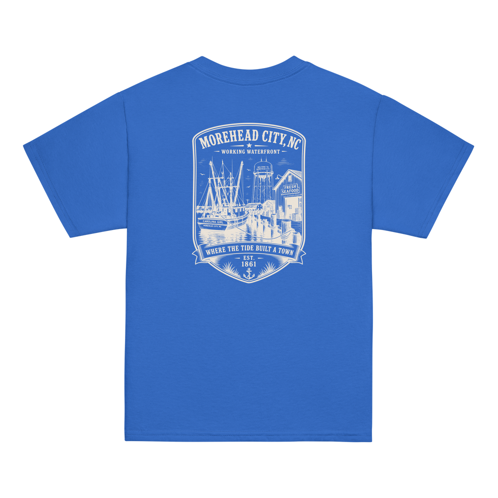 Morehead City, NC - Historic Waterfront - Youth Classic Tee