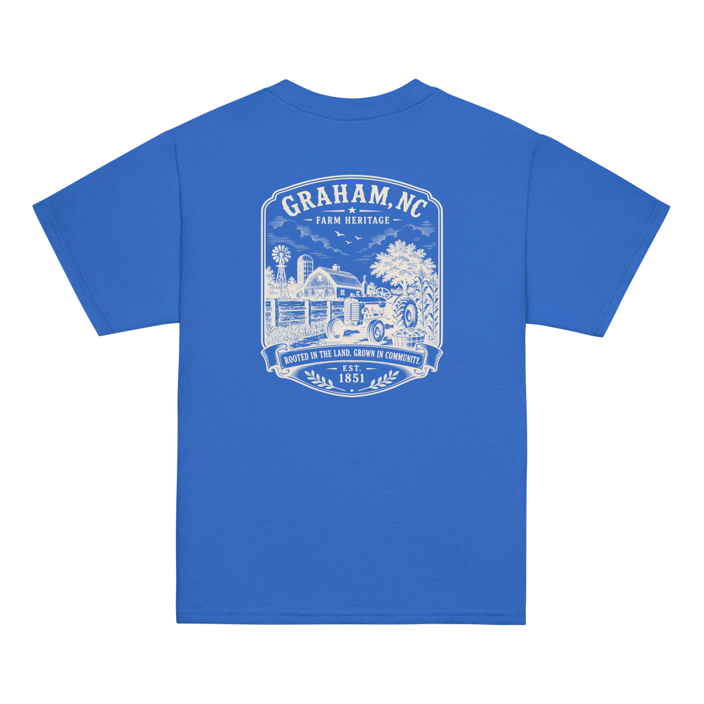 Graham, NC - Farm Heritage - Youth Classic Tee