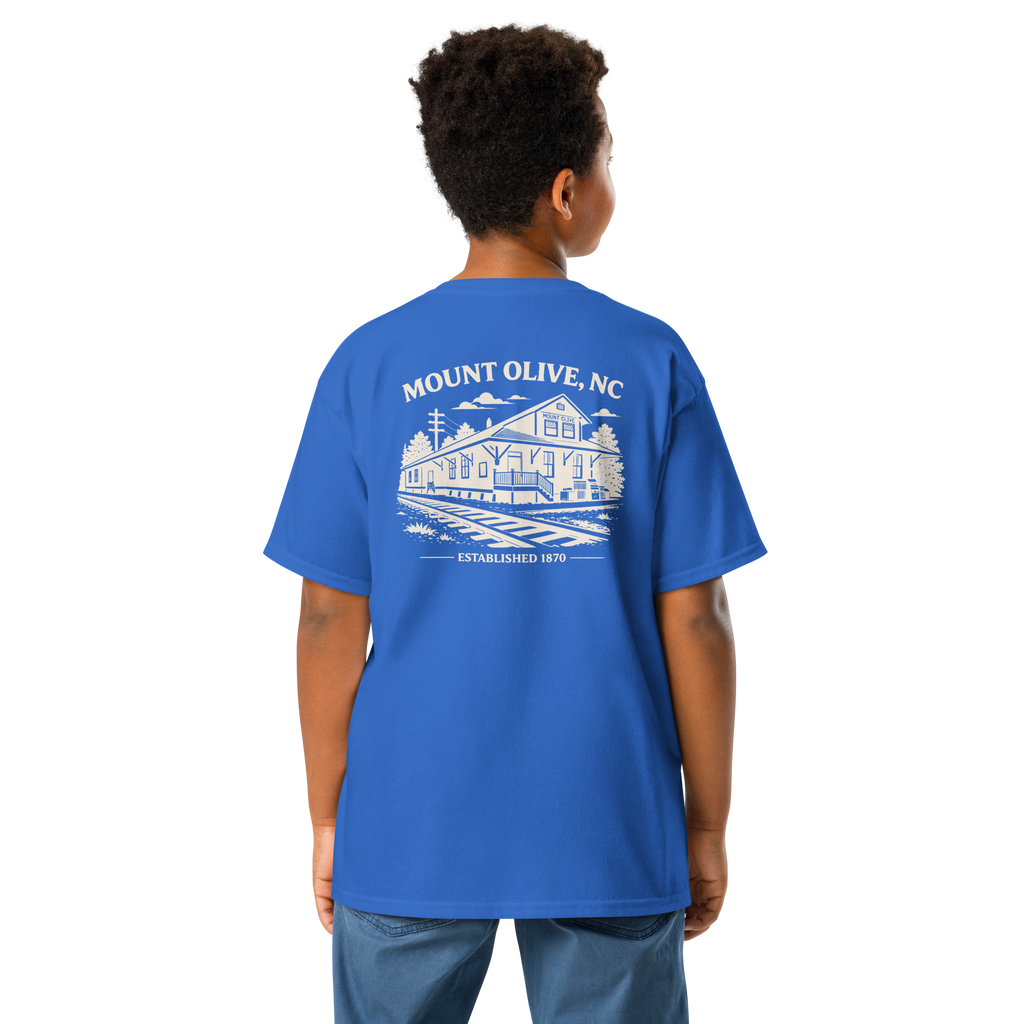 Mount Olive, NC - Train Depot - Youth Classic Tee