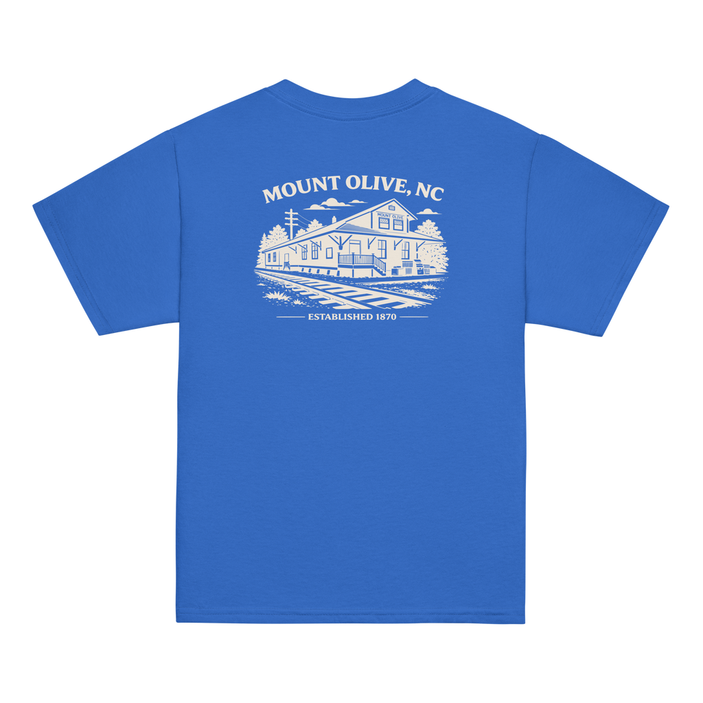 Mount Olive, NC - Train Depot - Youth Classic Tee