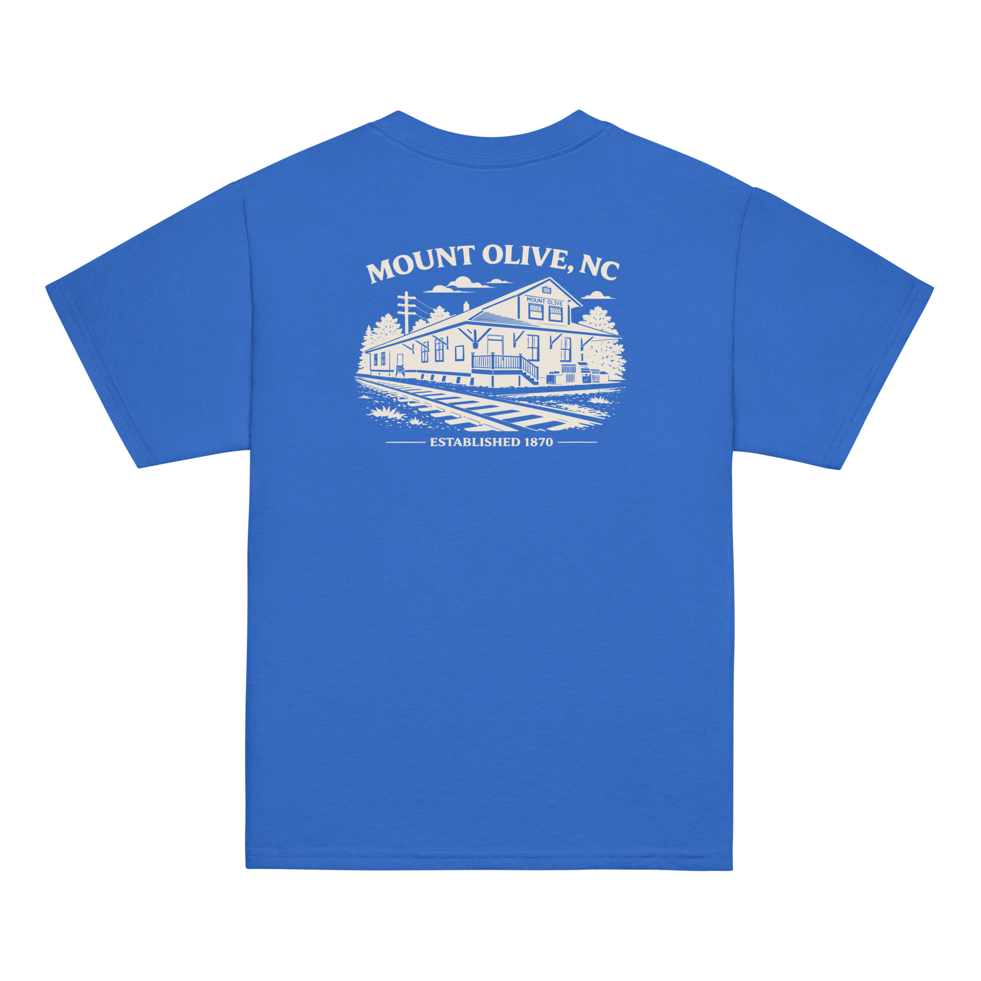 Mount Olive, NC - Train Depot - Youth Classic Tee