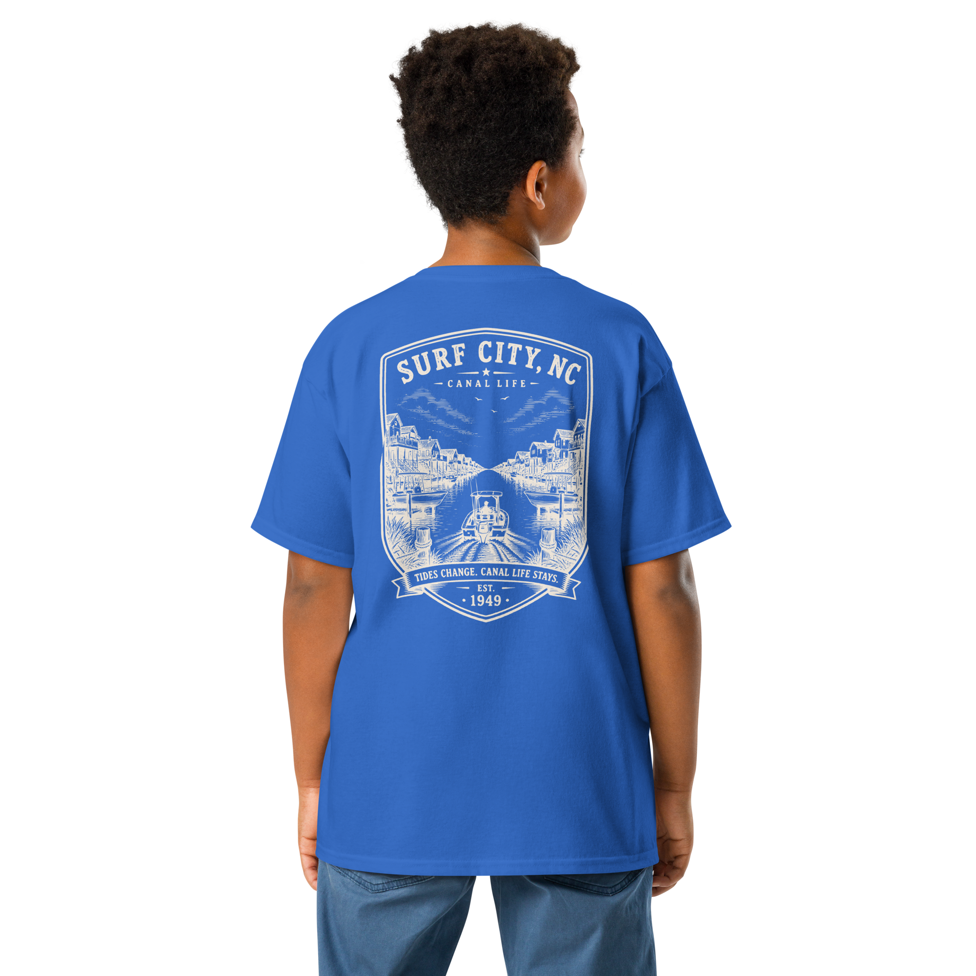 Surf City, NC - Canal Life - Youth Classic Tee