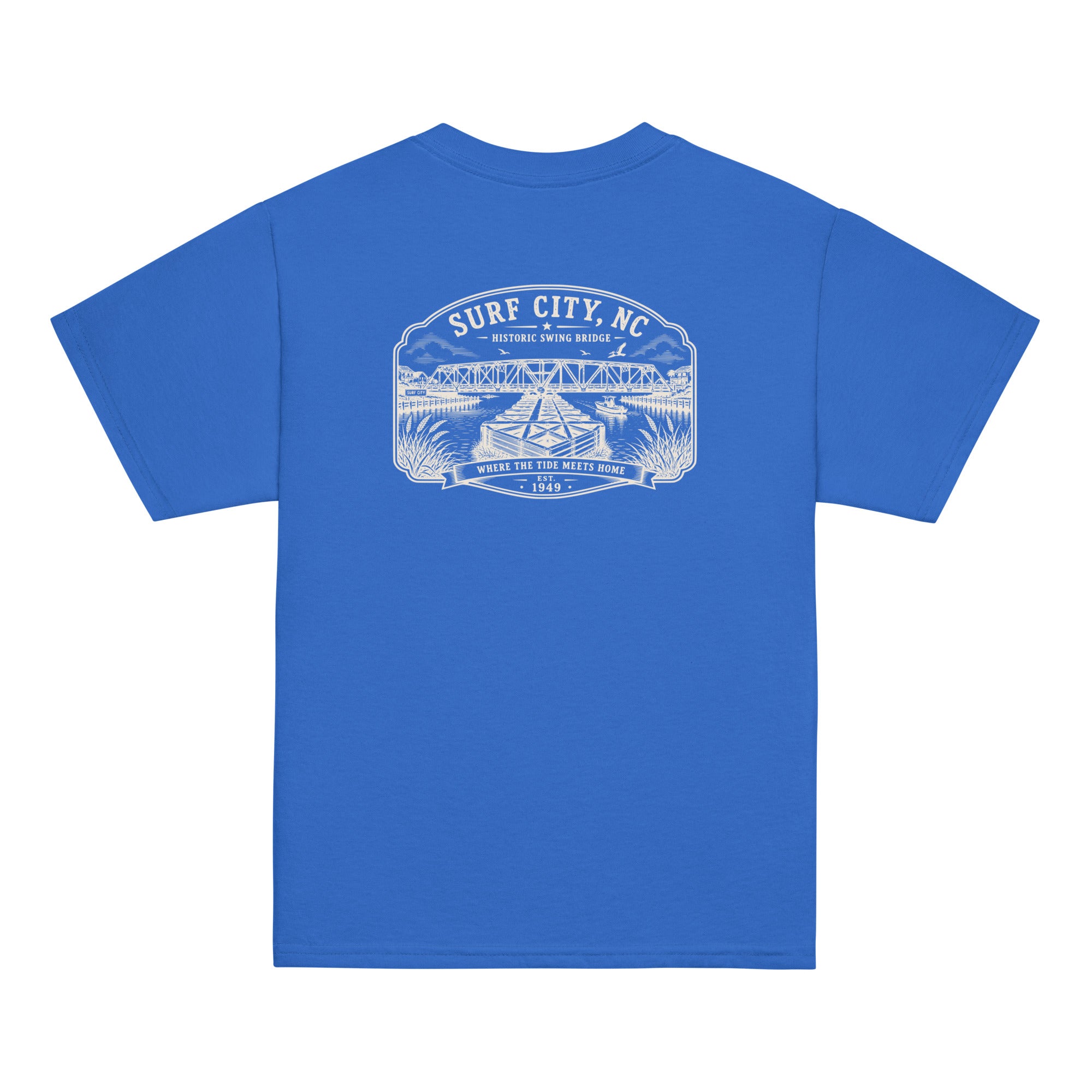 Surf City, NC - Swing Bridge - Youth Classic Tee
