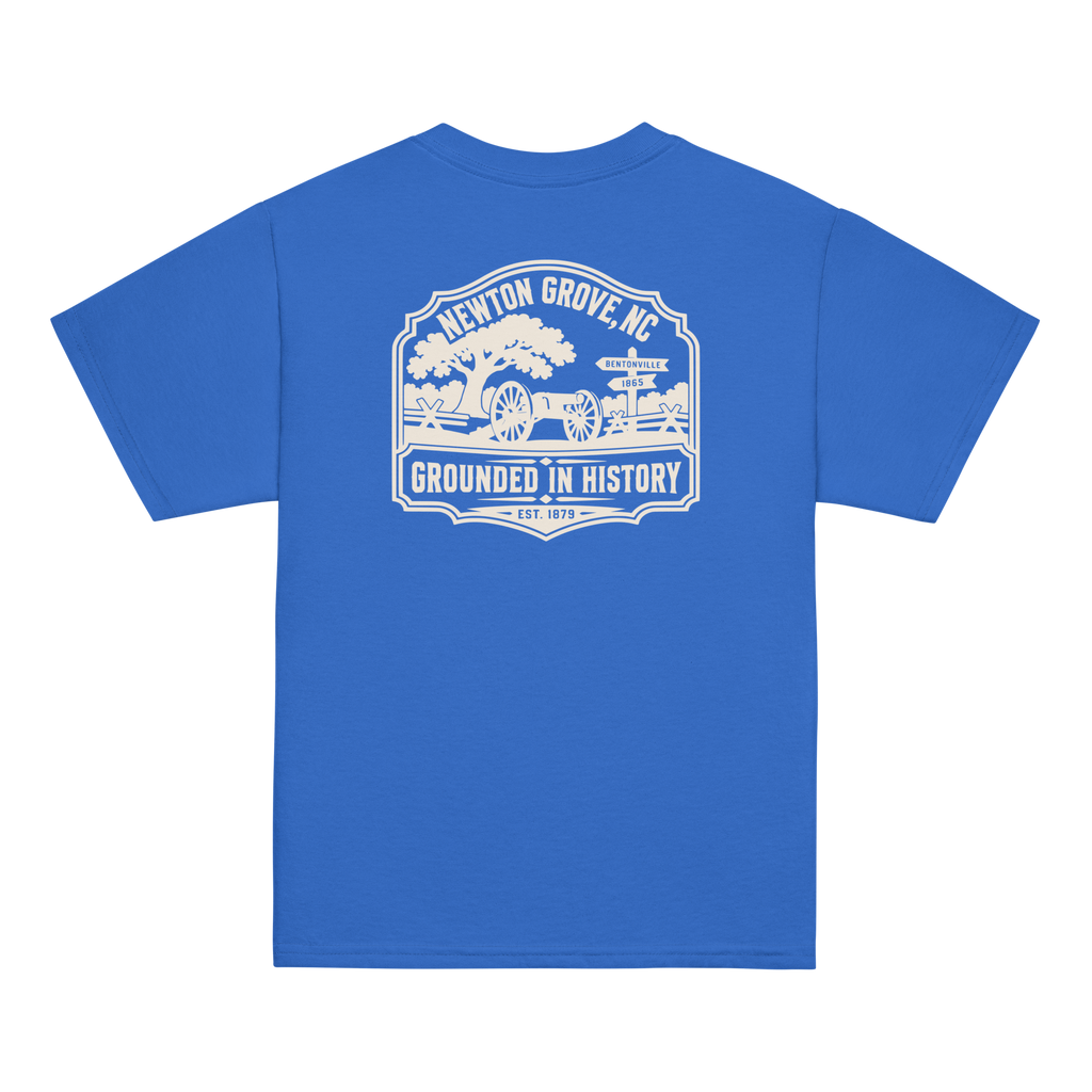 Newton Grove, NC - Grounded In History - Youth Classic Tee