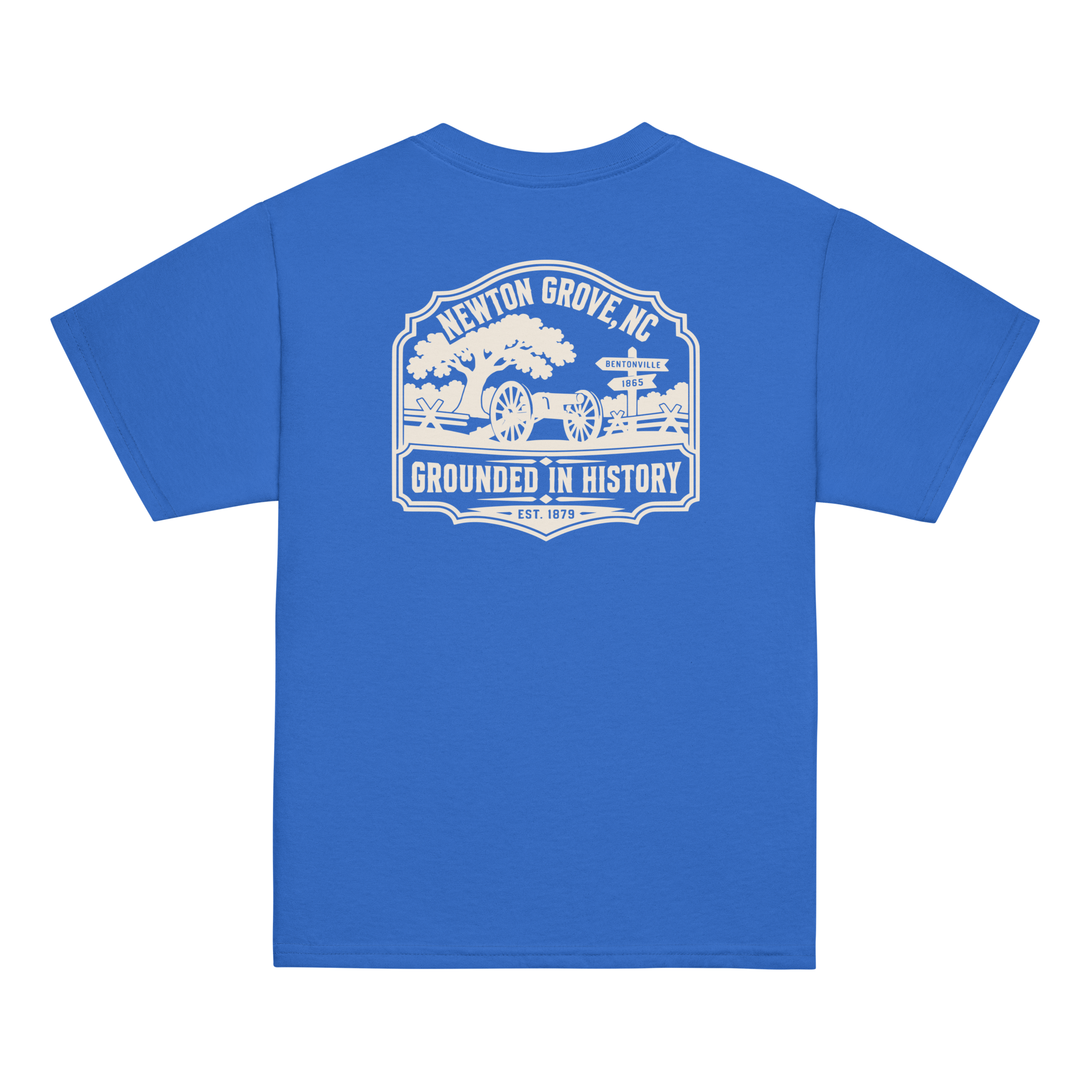 Newton Grove, NC - Grounded In History - Youth Classic Tee