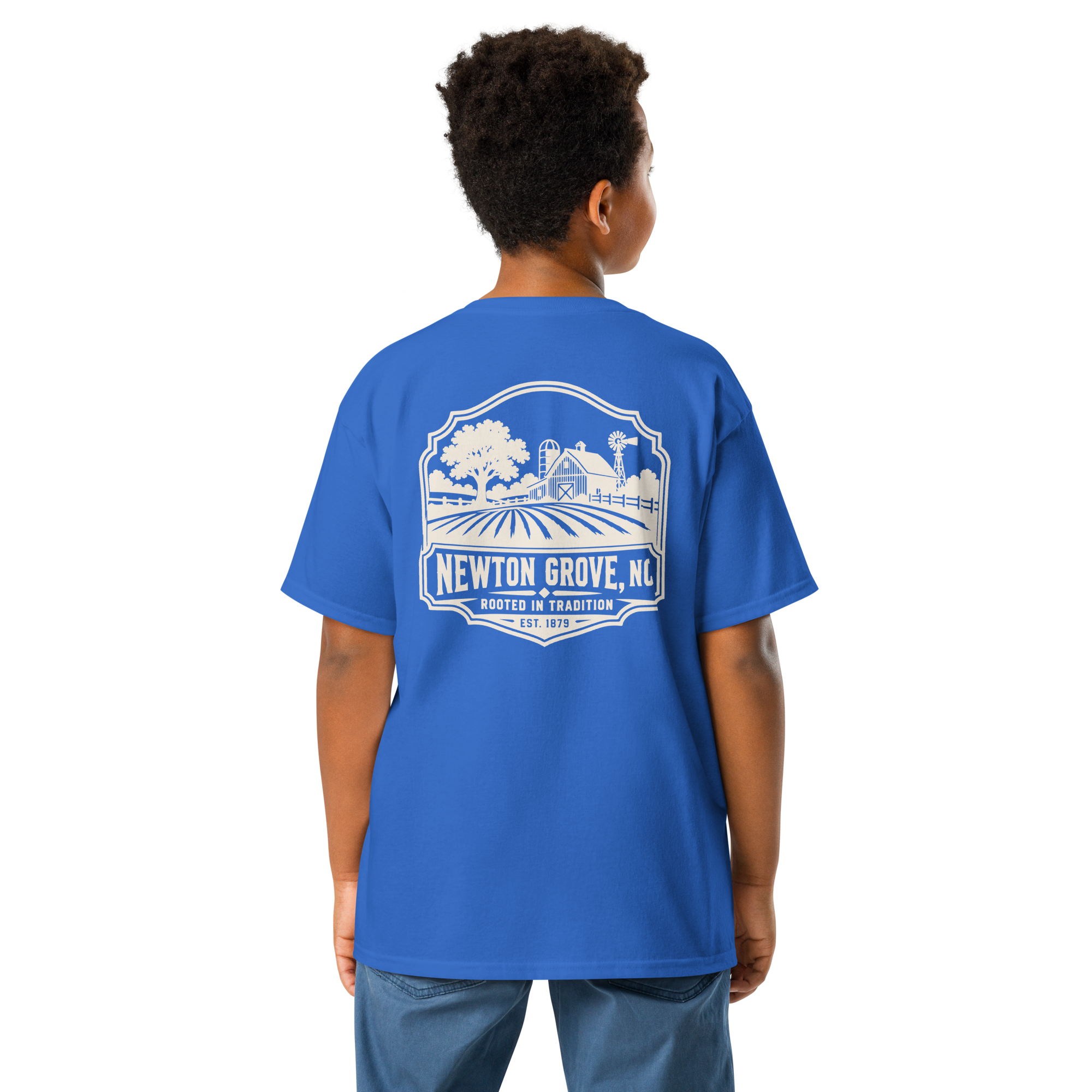 Newton Grove, NC - Farm Heritage - Youth Classic Tee