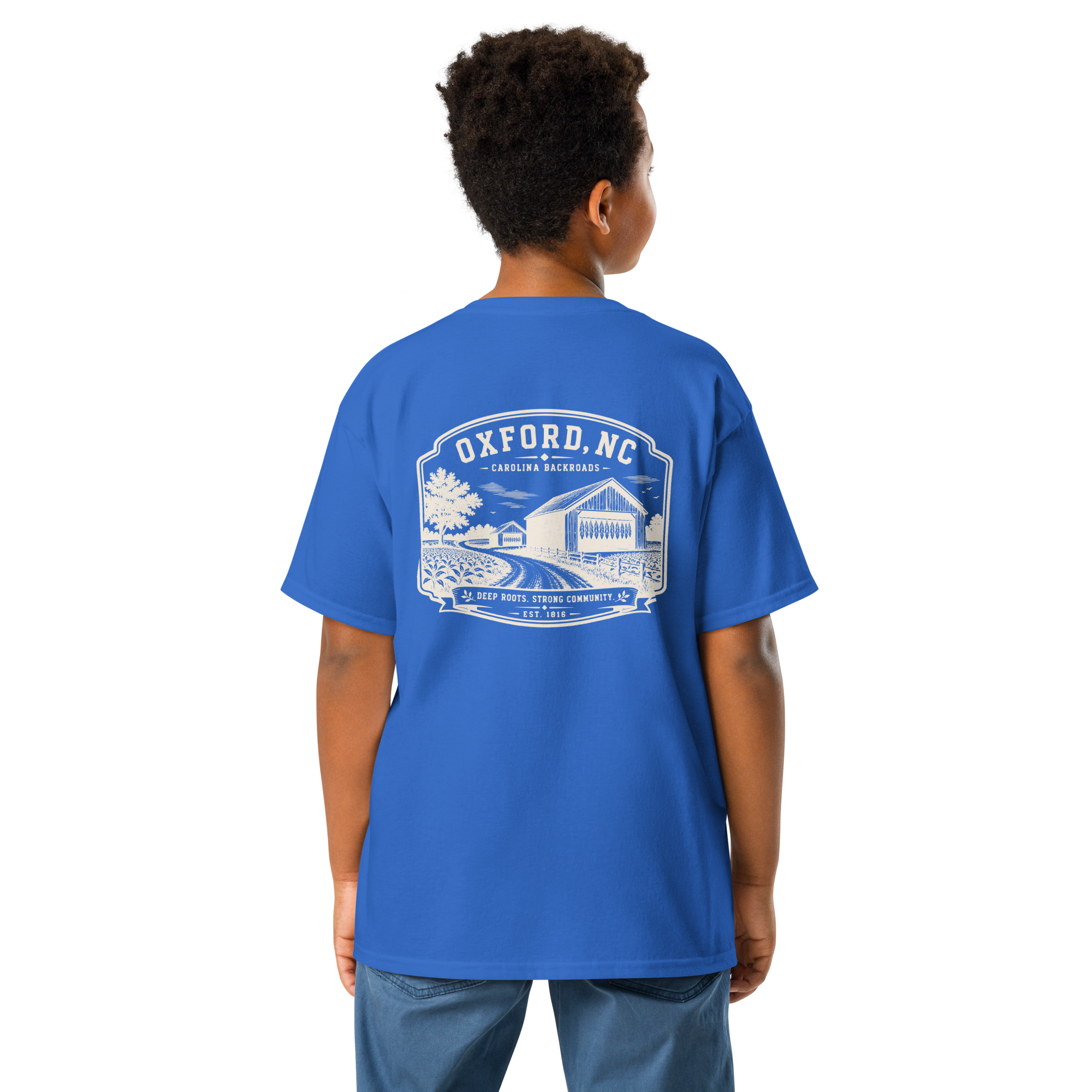 Oxford, NC - Carolina Backroads - Youth Classic Tee