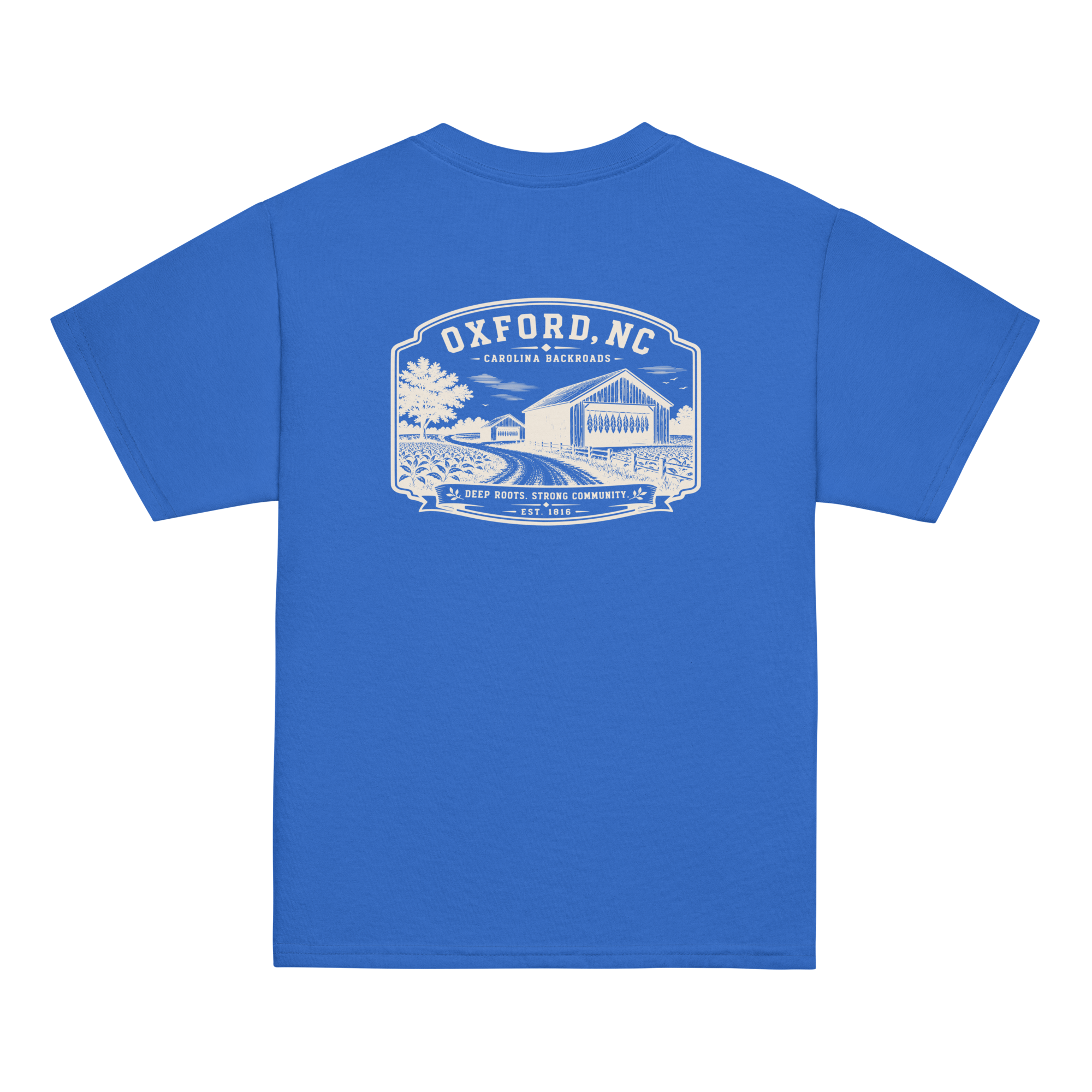 Oxford, NC - Carolina Backroads - Youth Classic Tee