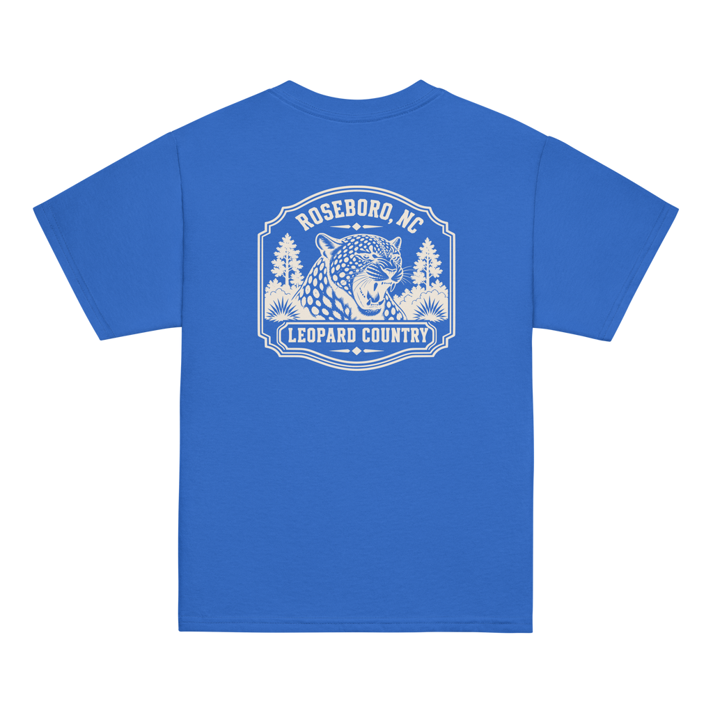 Roseboro, NC - Leopard Country - Youth Classic Tee