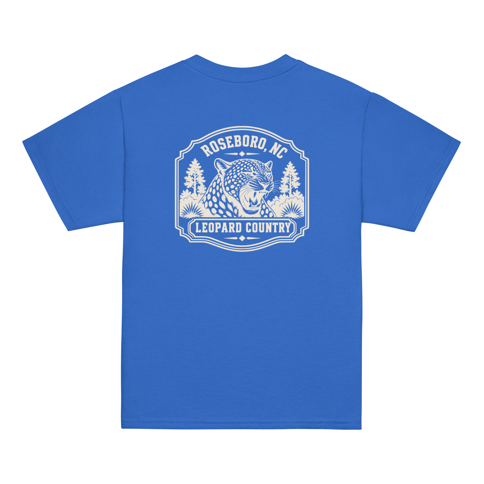 Roseboro, NC - Leopard Country - Youth Classic Tee