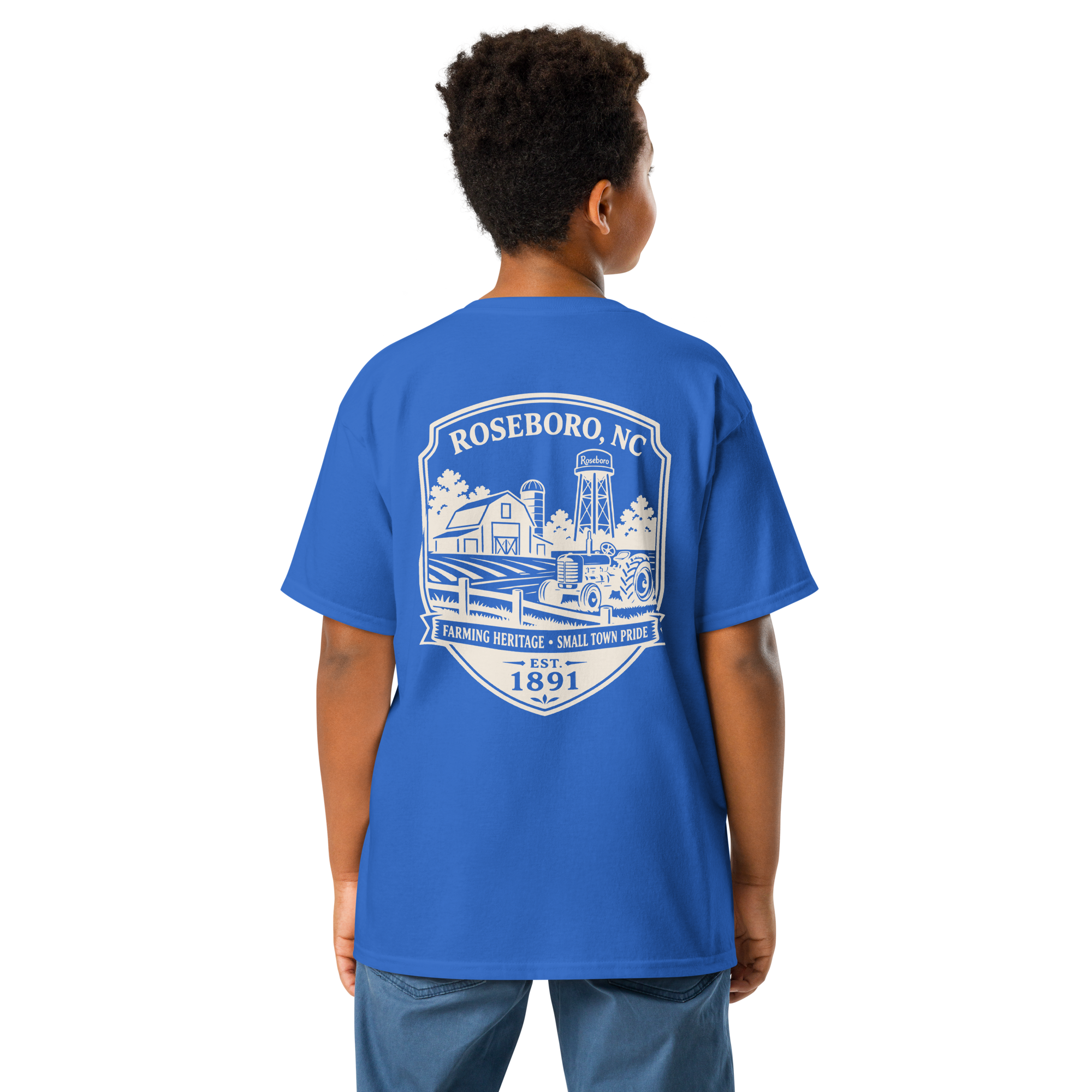 Roseboro, NC - Farm Country - Youth Classic Tee