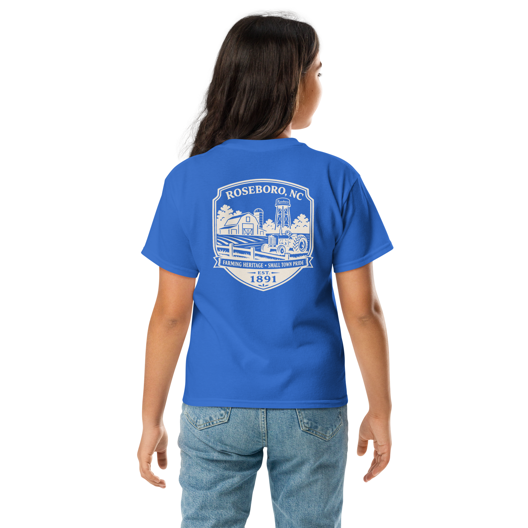 Roseboro, NC - Farm Country - Youth Classic Tee