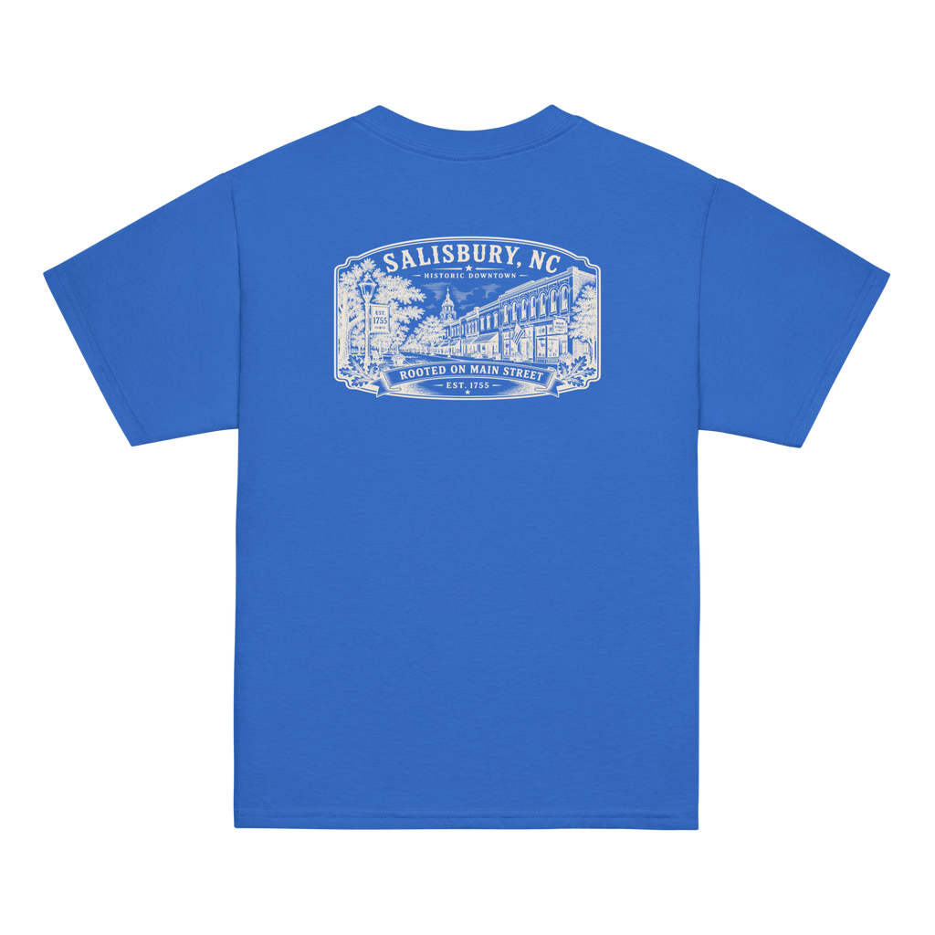 Salisbury, NC - Rooted On Main Street - Youth Classic Tee