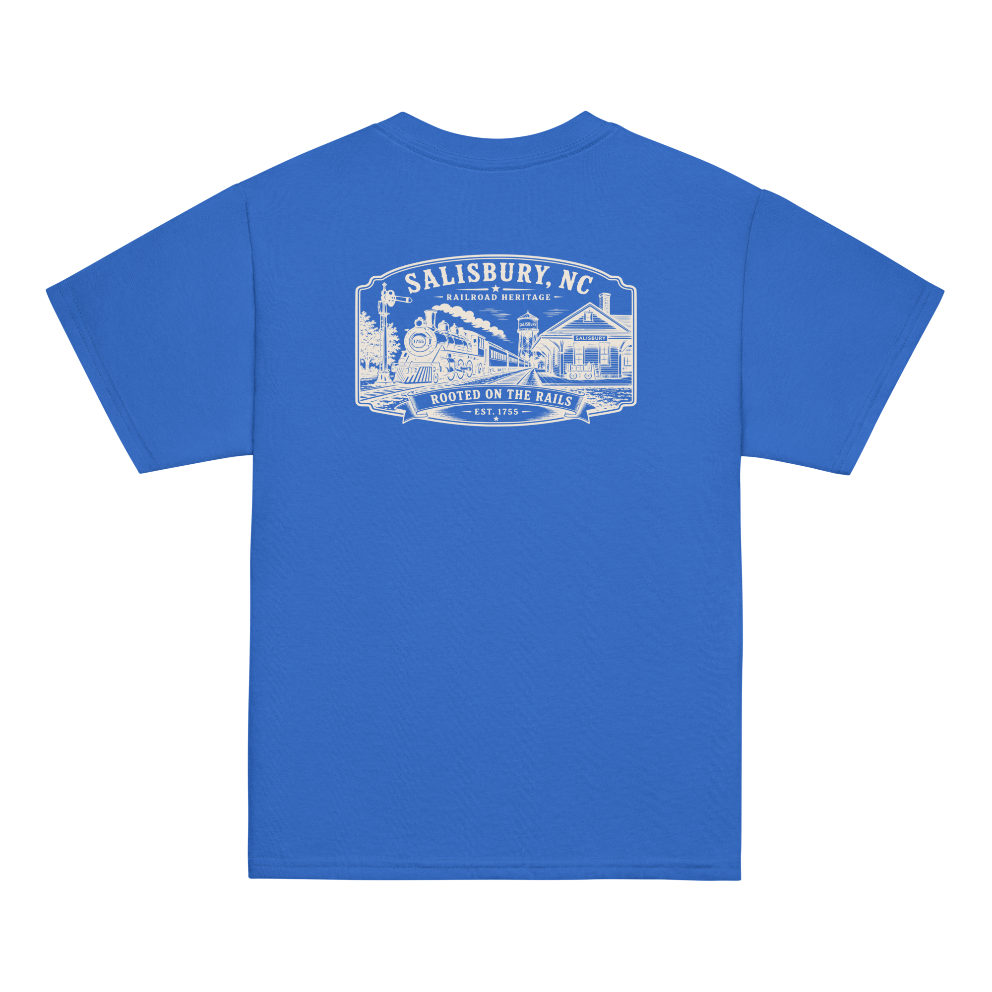 Salisbury, NC - Rooted On The Rails - Youth Classic Tee