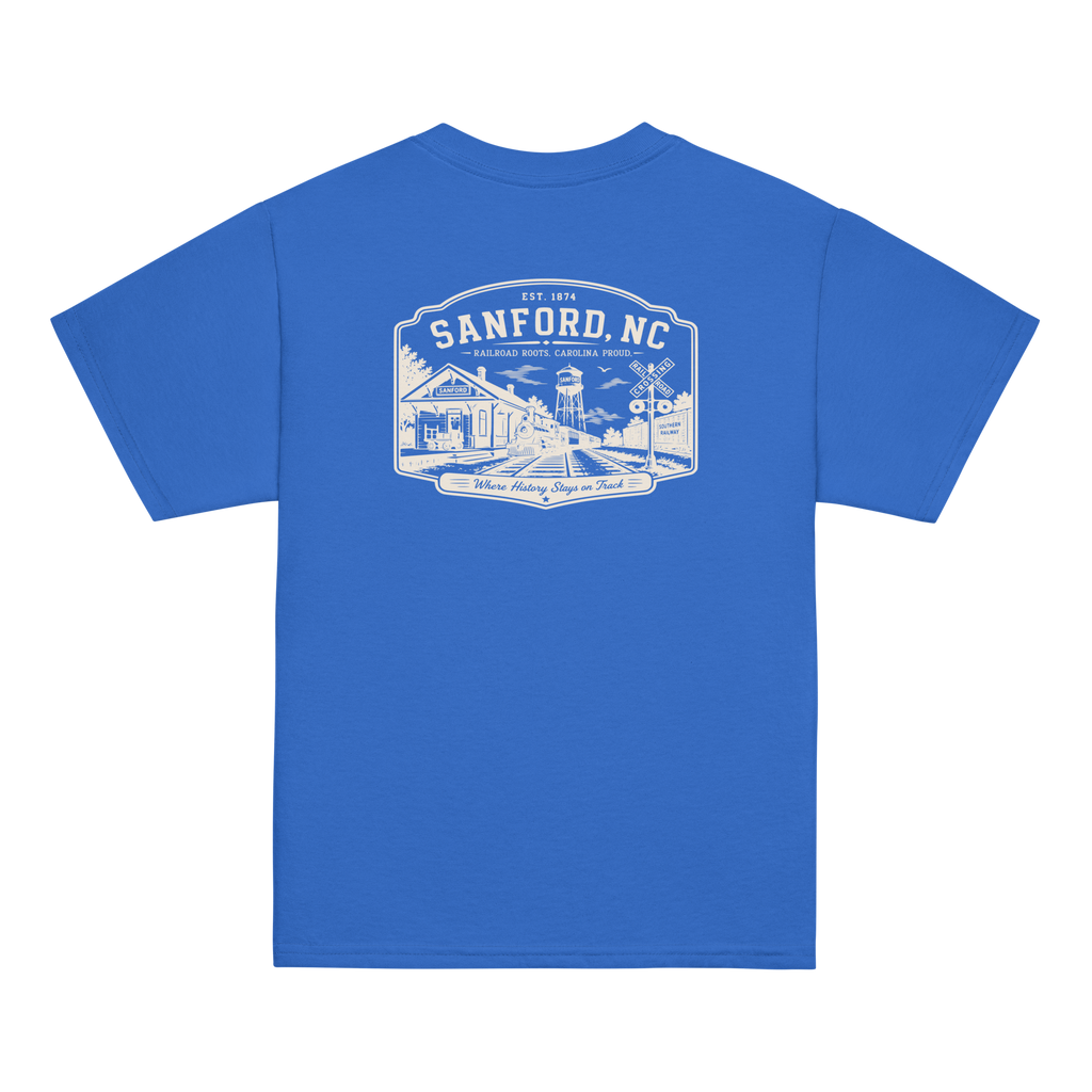 Sanford, NC - Railroad Roots - Youth Classic Tee
