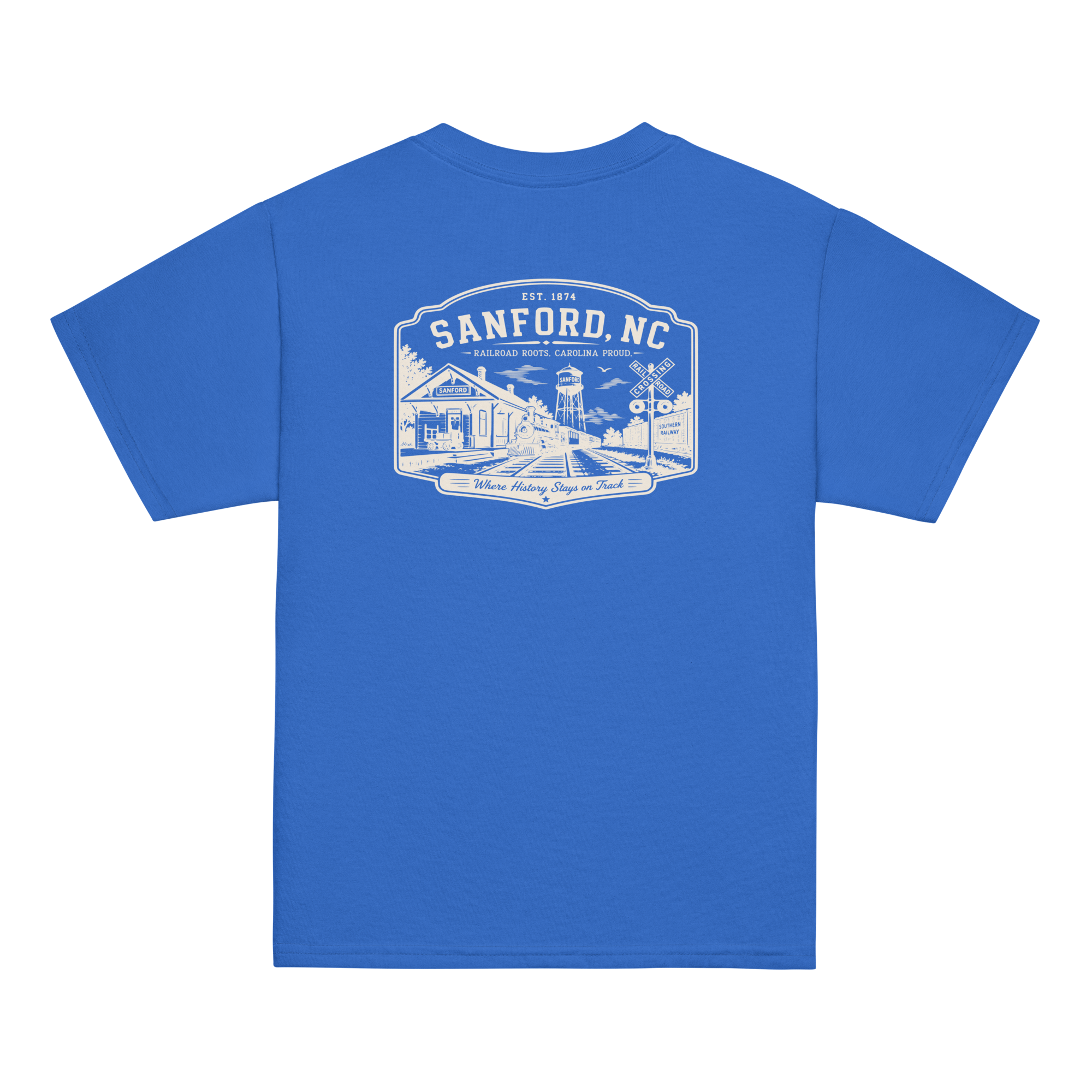 Sanford, NC - Railroad Roots - Youth Classic Tee