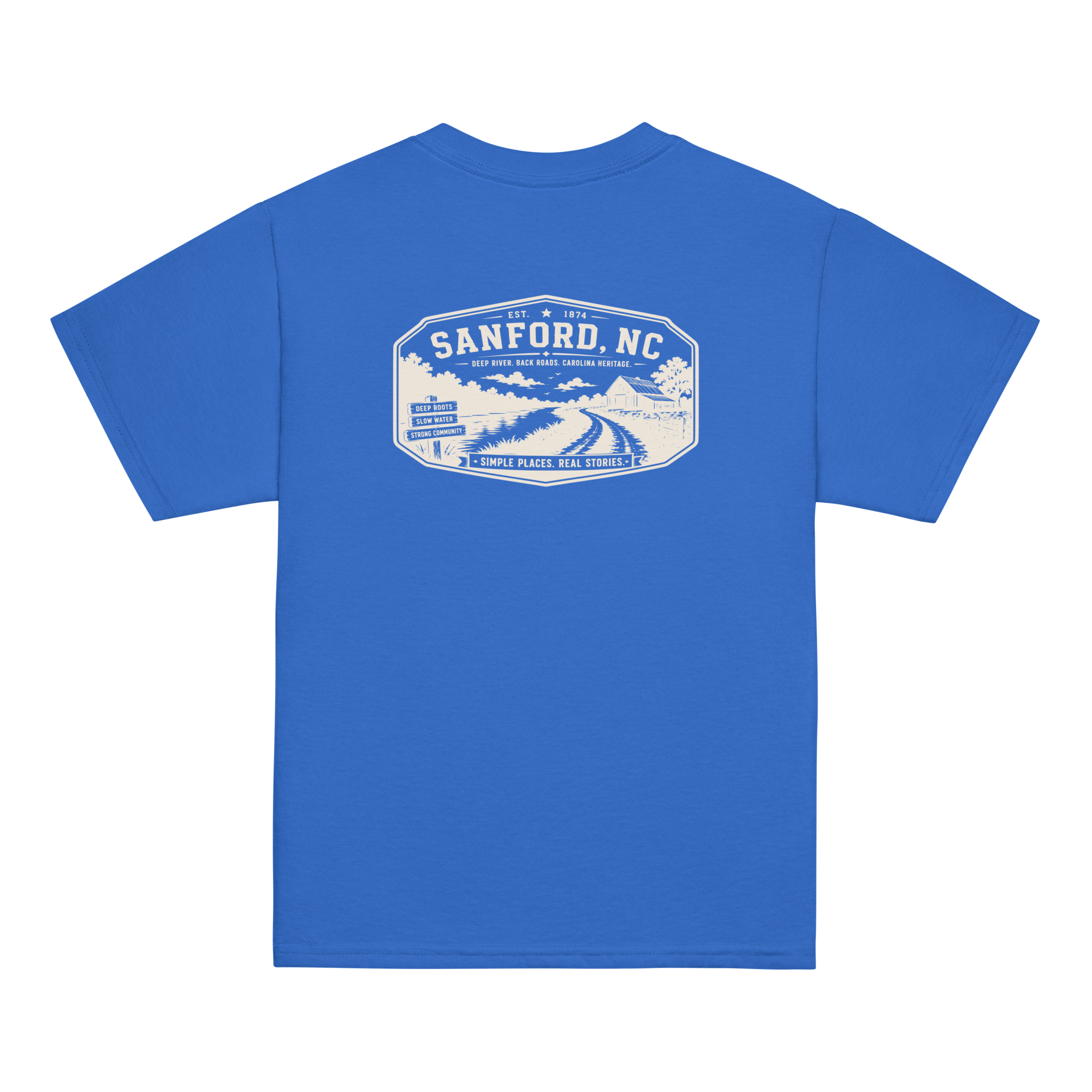 Sanford, NC - Deep River Carolina - Youth Classic Tee