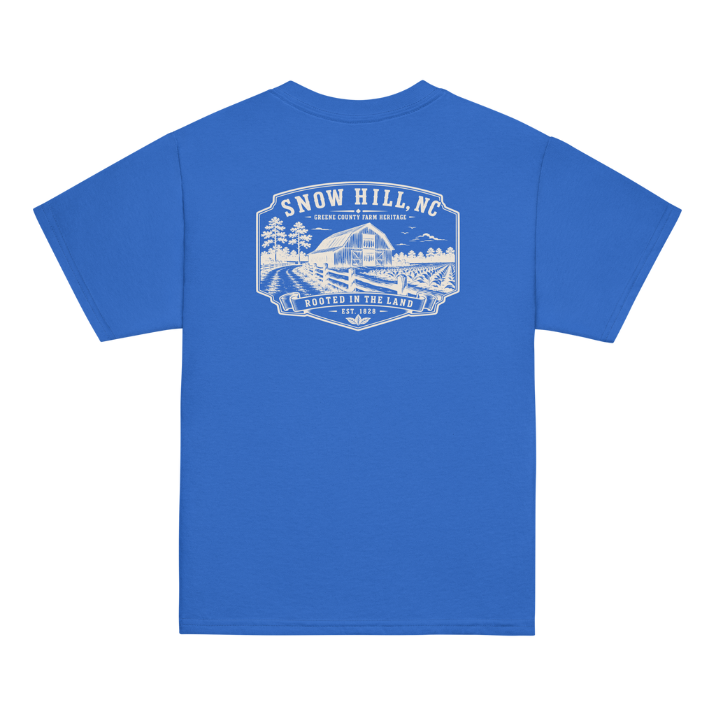 Snow Hill, NC - Rooted In The Land - Youth Classic Tee