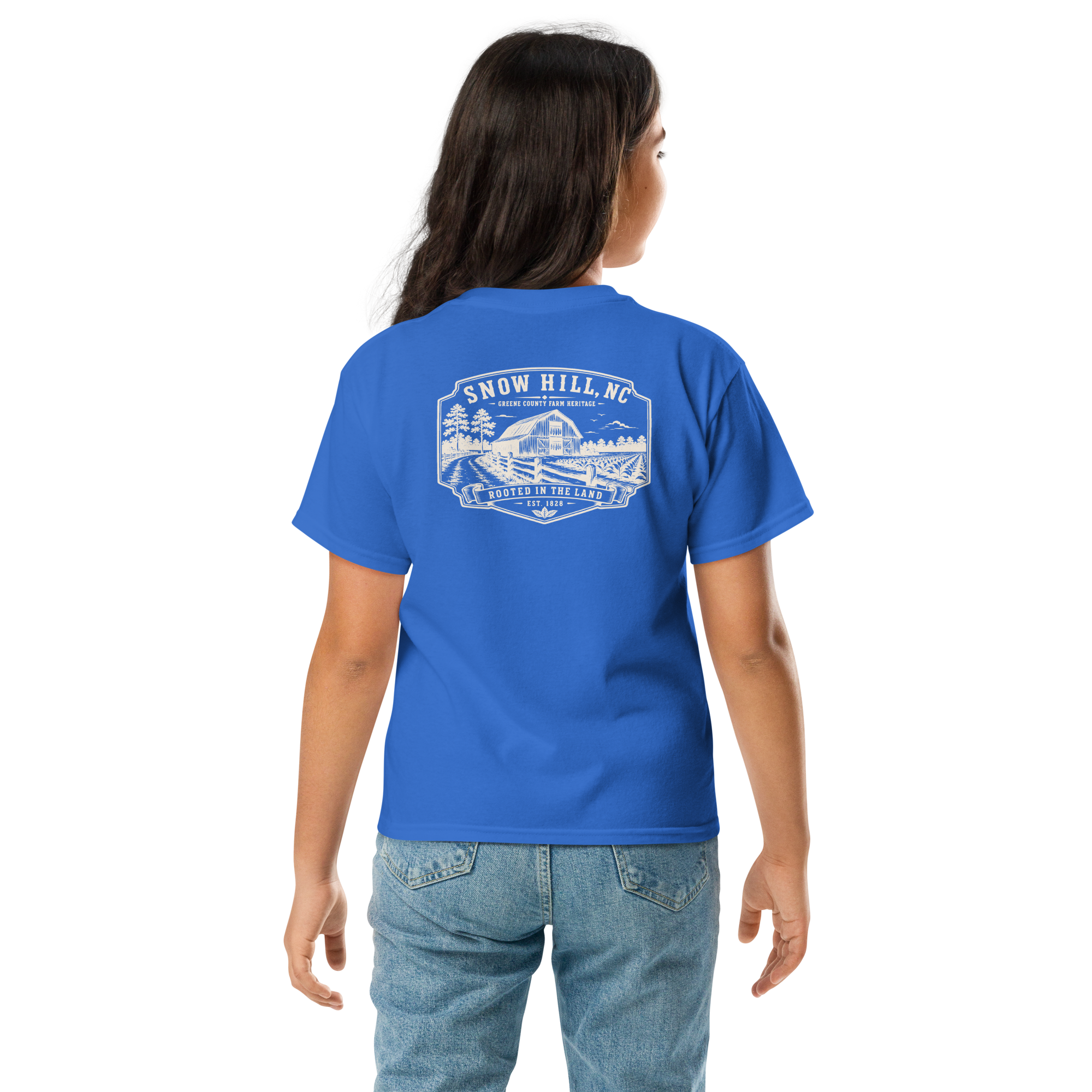 Snow Hill, NC - Rooted In The Land - Youth Classic Tee