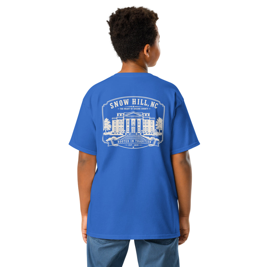 Snow Hill, NC - Historic Courthouse - Youth Classic Tee