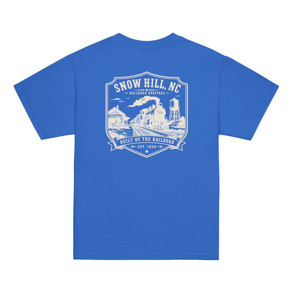 Snow Hill, NC - Built By The Railroad - Youth Classic Tee