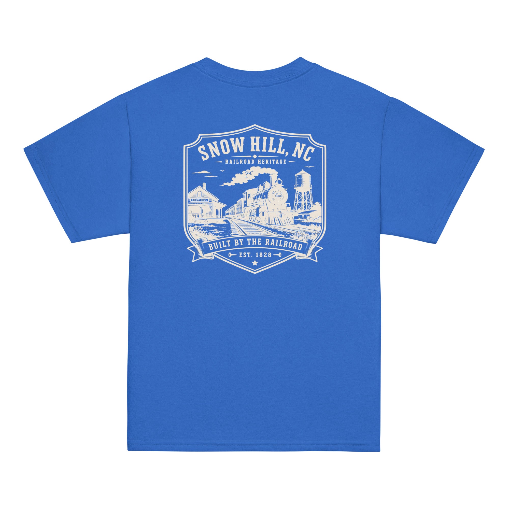 Snow Hill, NC - Built By The Railroad - Youth Classic Tee