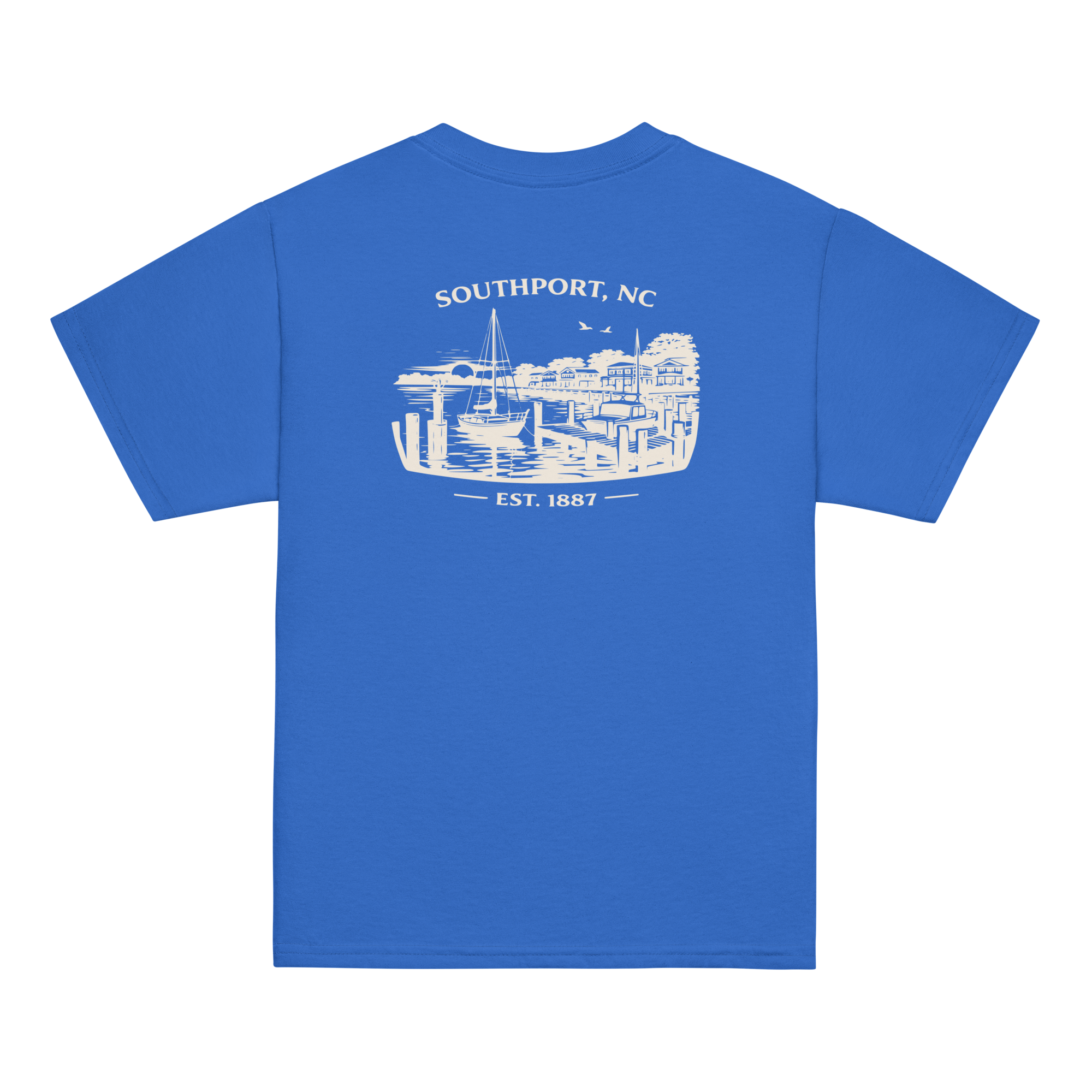 Southport, NC - Waterfront - Youth Classic Tee