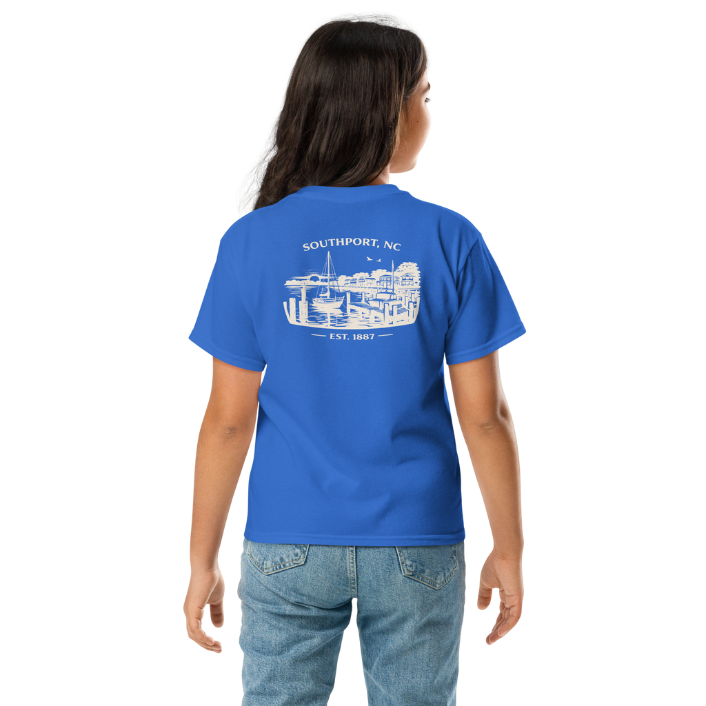 Southport, NC - Waterfront - Youth Classic Tee