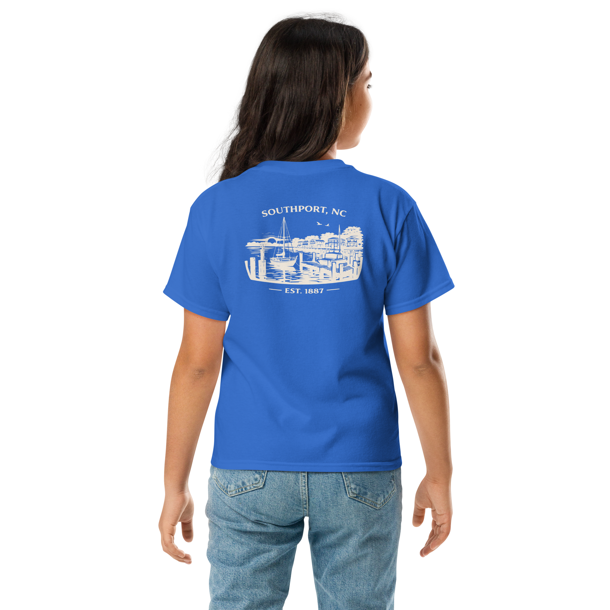 Southport, NC - Waterfront - Youth Classic Tee
