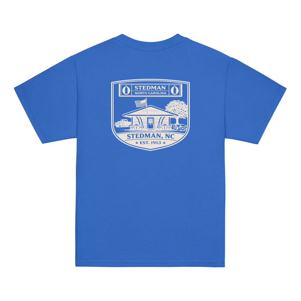 Stedman, NC - Soda Shop Badge - Youth Classic Tee