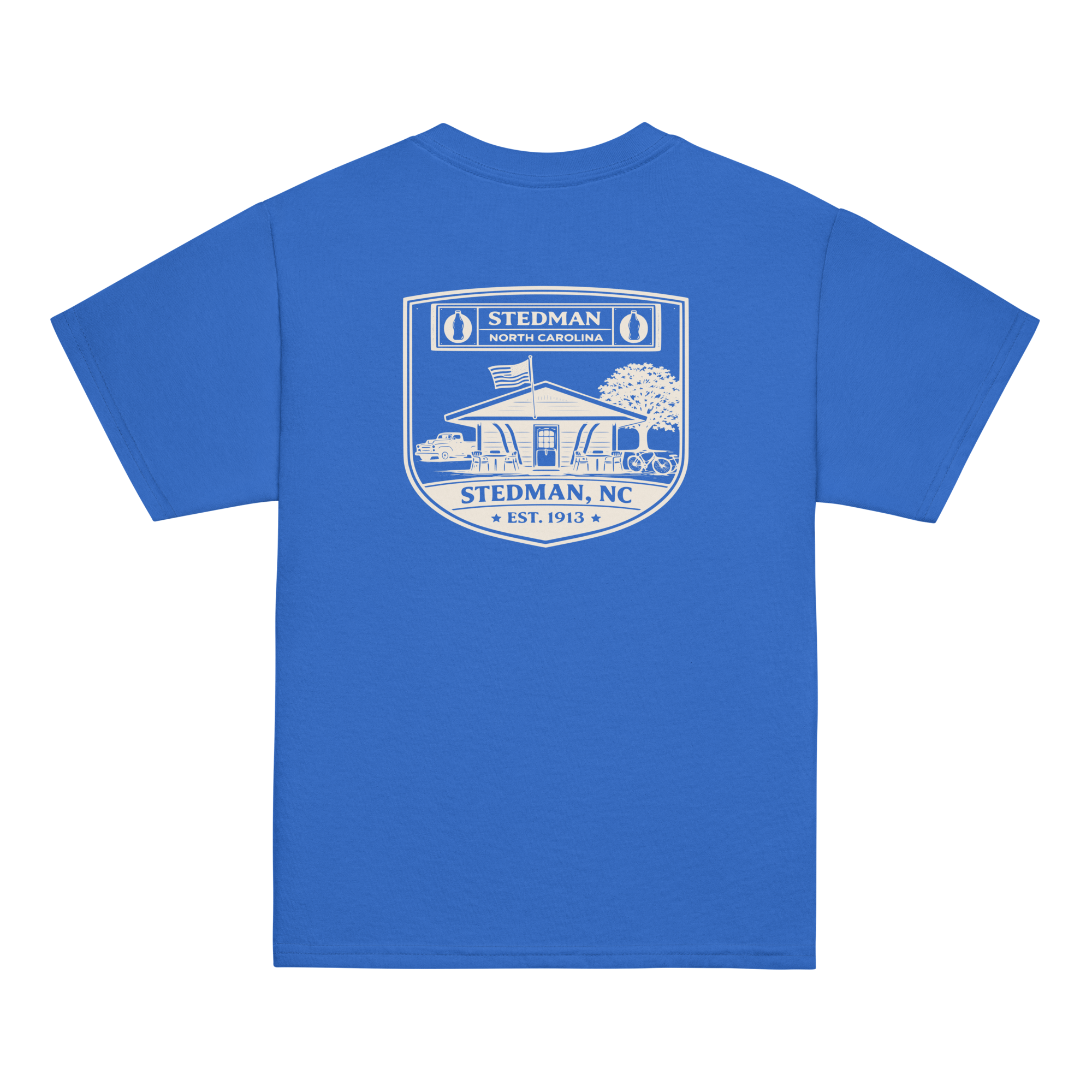 Stedman, NC - Soda Shop Badge - Youth Classic Tee