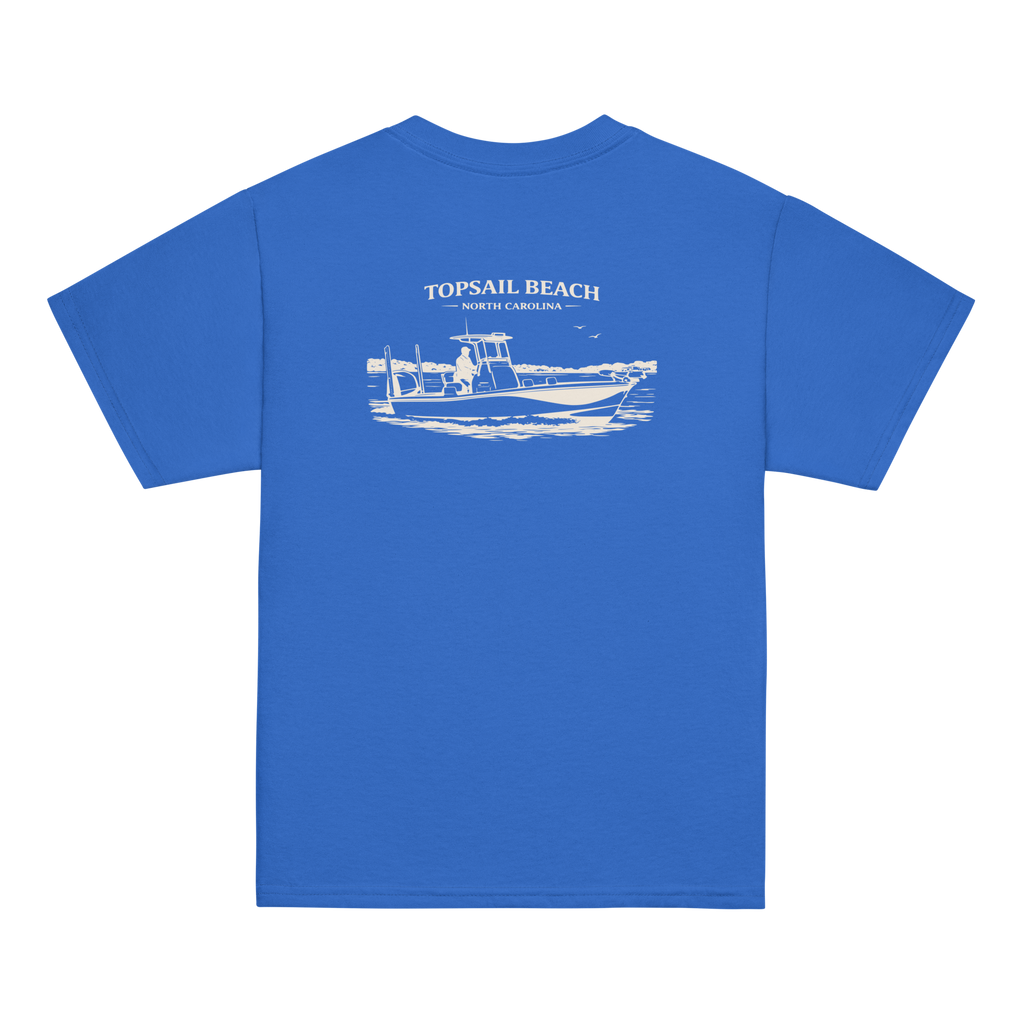 Topsail Beach, NC - Boat Days - Youth Classic Tee