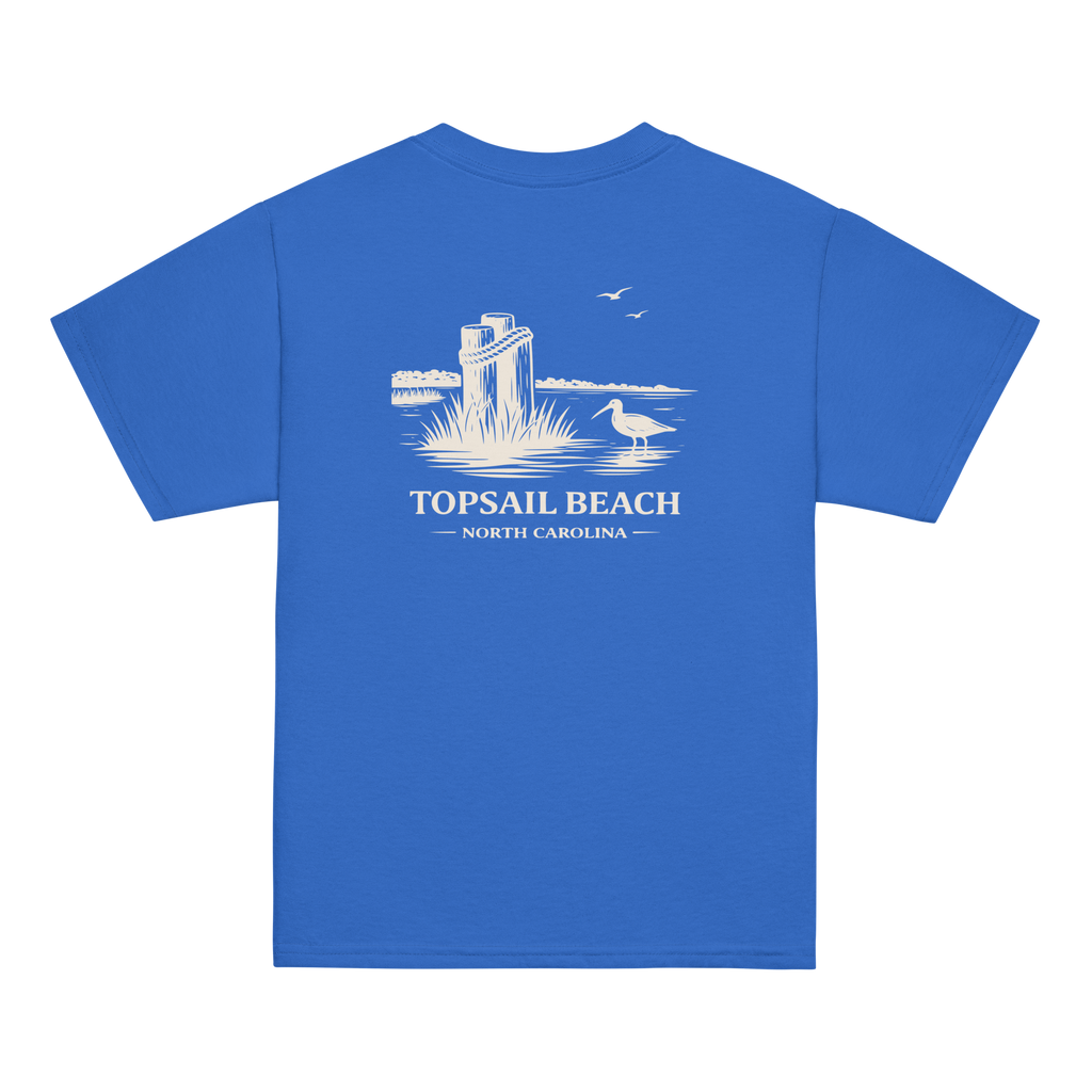 Topsail Beach, NC - The Sandpiper - Youth Classic Tee
