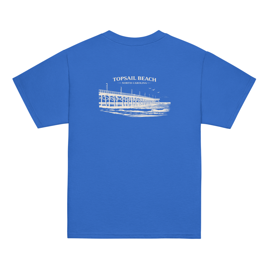 Topsail Beach, NC - Topsail Beach Pier - Youth Classic Tee