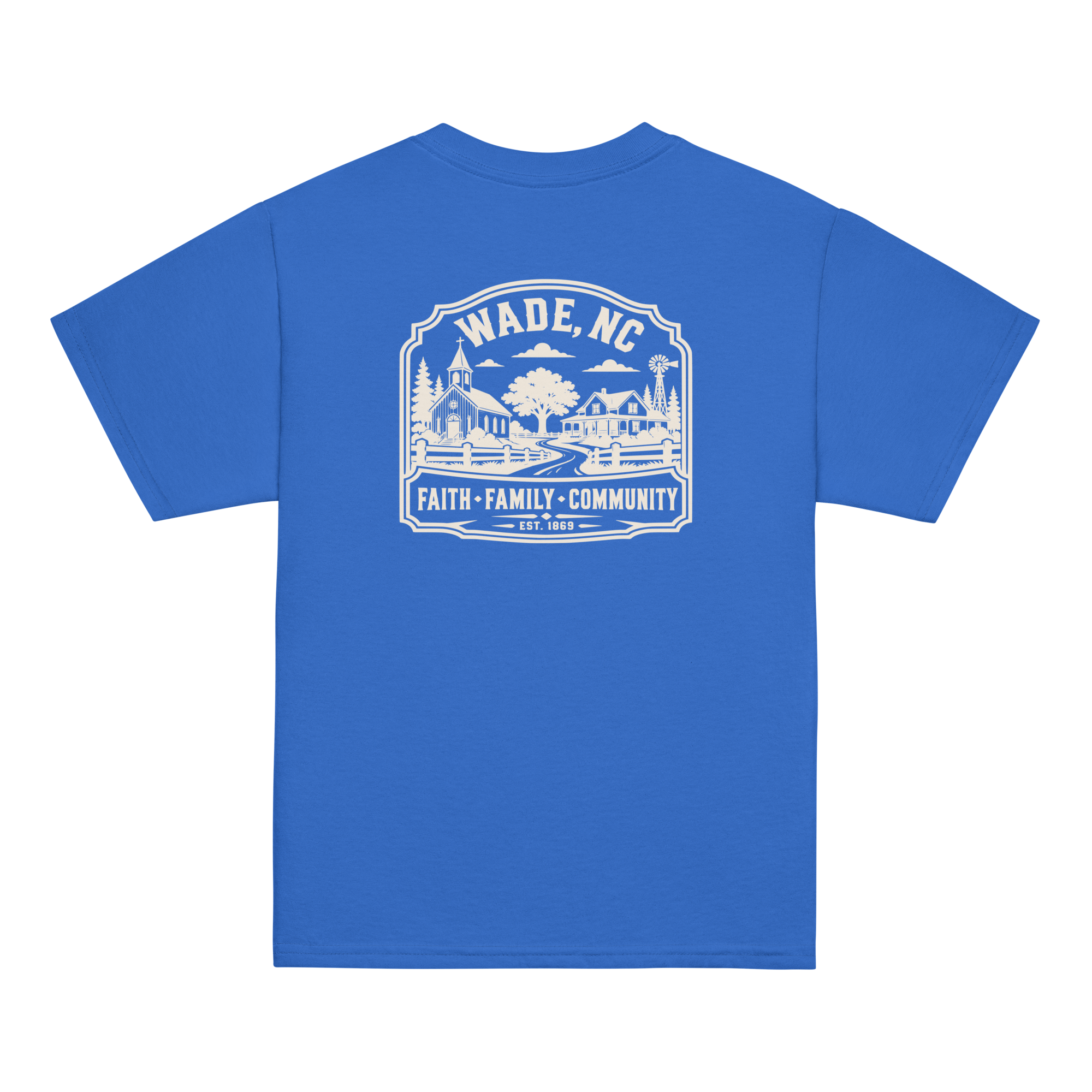 Wade, NC - Faith Family Community - Youth Classic Tee