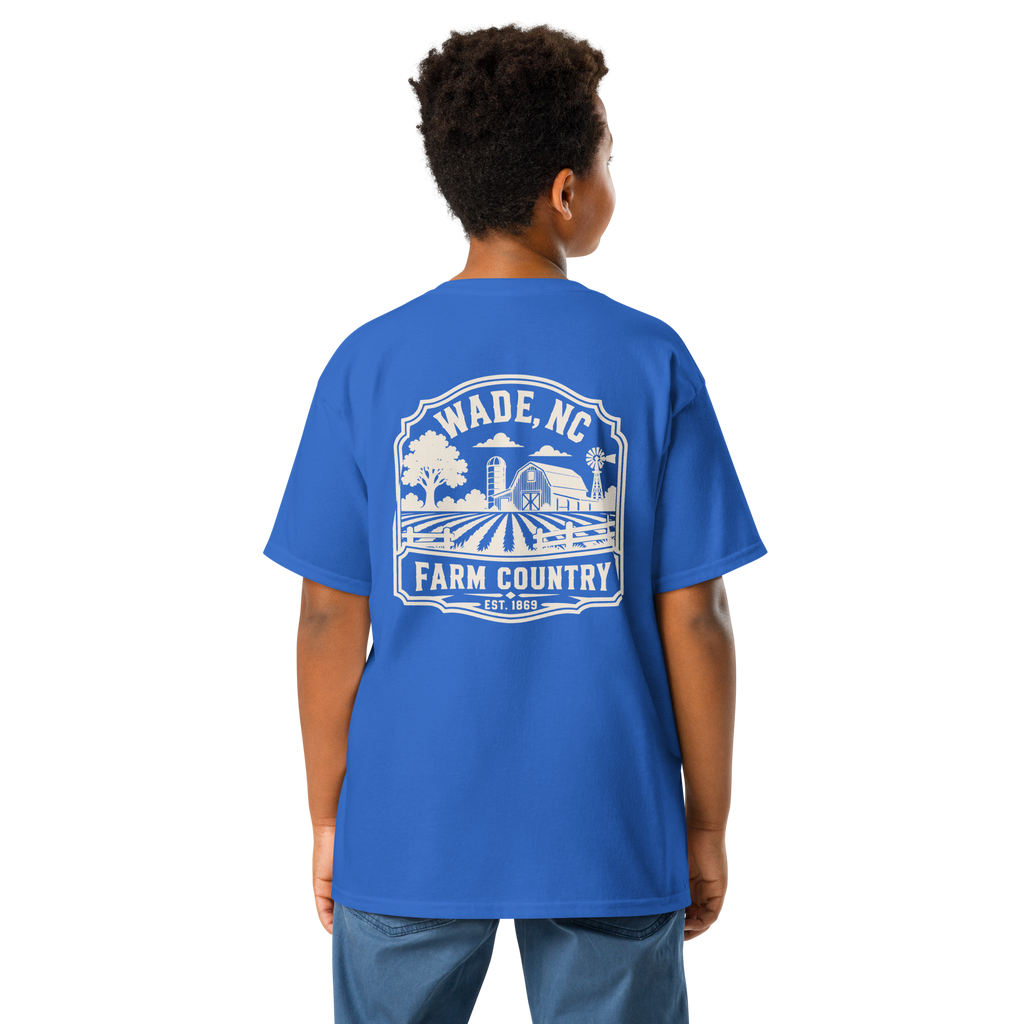 Wade, NC - Farm Country - Youth Classic Tee