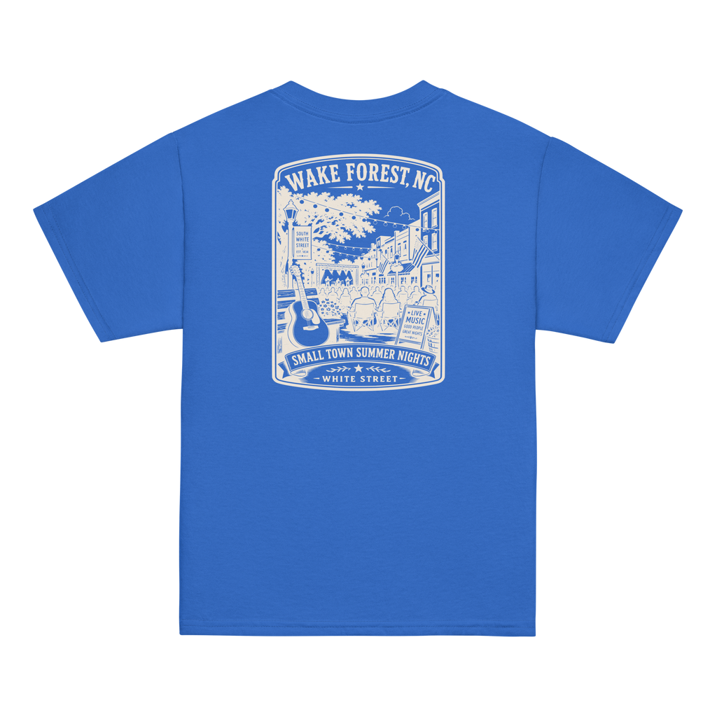 Wake Forest, NC - Small Town Summer Nights - Youth Classic Tee