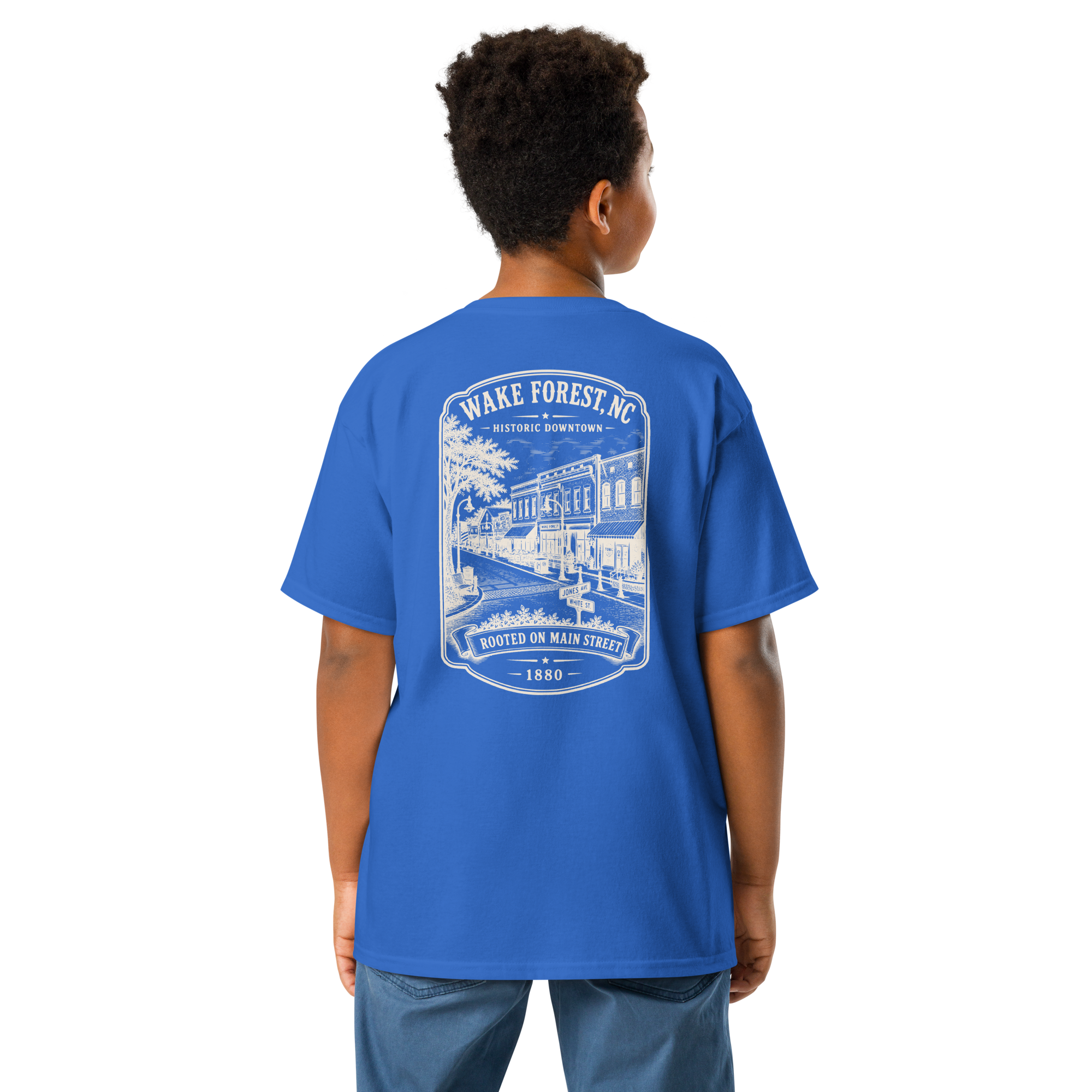Wake Forest, NC - Historic Downtown - Youth Classic Tee