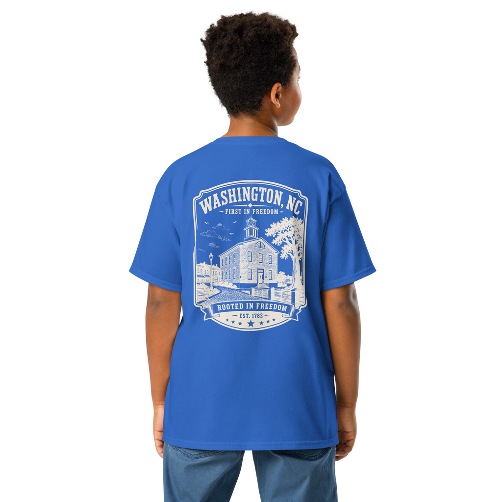 Washington, NC - Rooted In Freedom - Youth Classic Tee