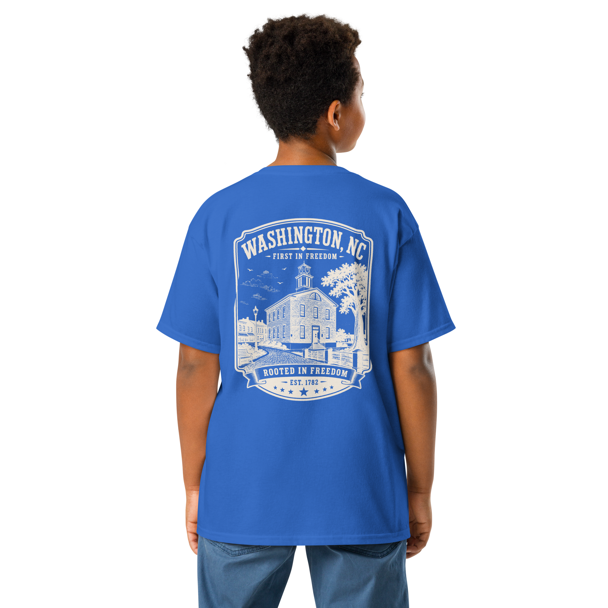 Washington, NC - Rooted In Freedom - Youth Classic Tee